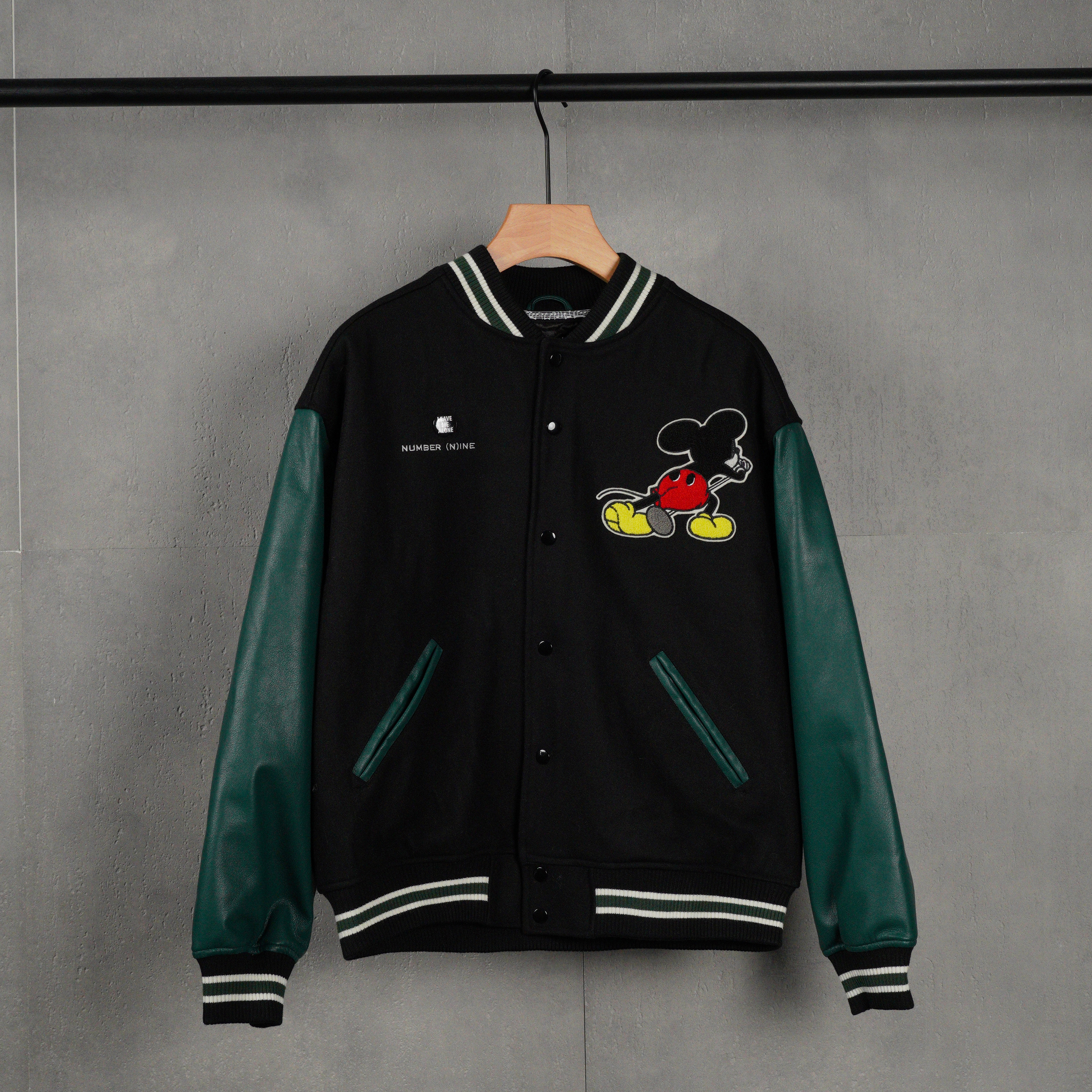 Supreme x Number (N)ine x Mickey Mouse Varsity Jacket（SUP-FW25-233）