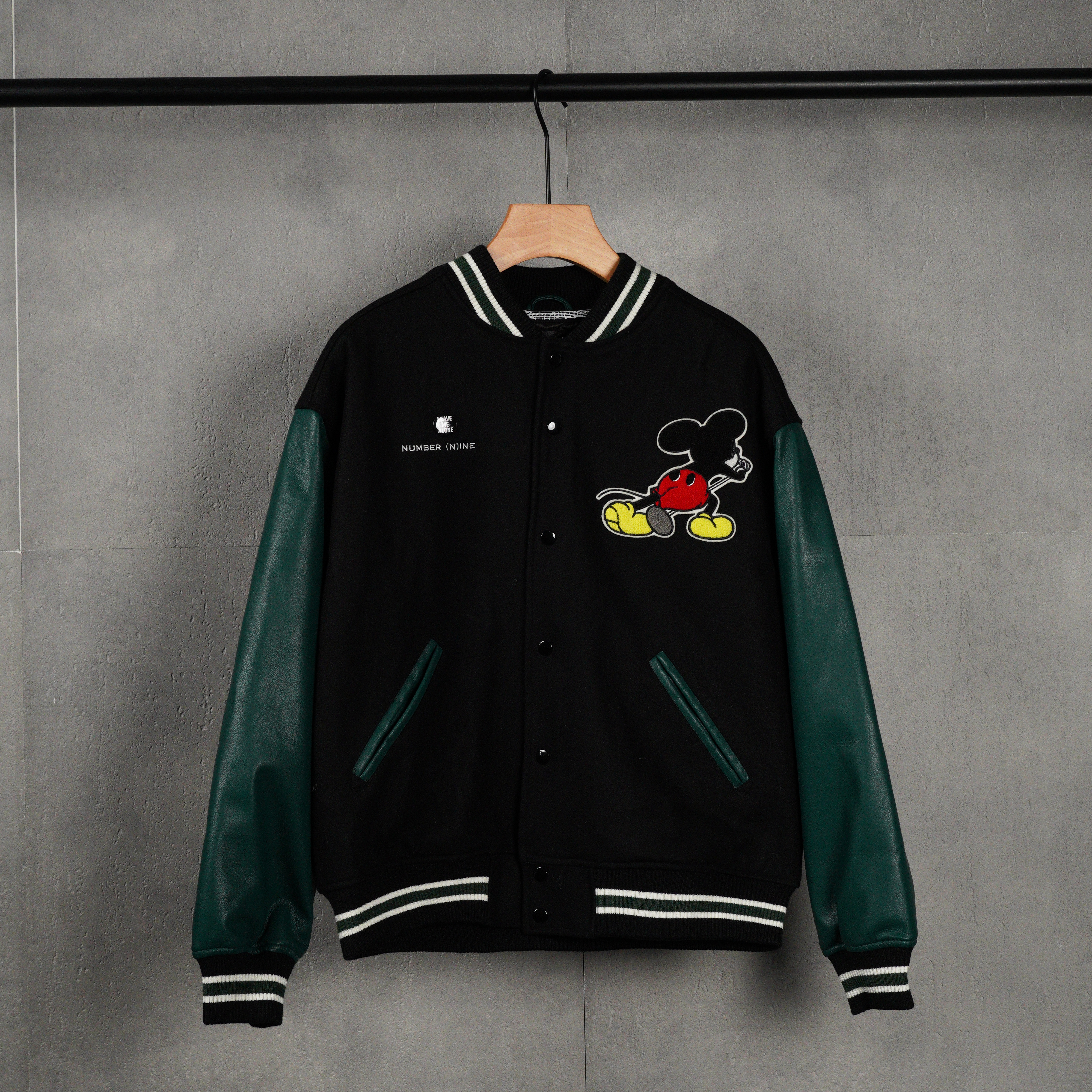 Supreme x Number (N)ine x Mickey Mouse Varsity Jacket（SUP-FW25-233）
