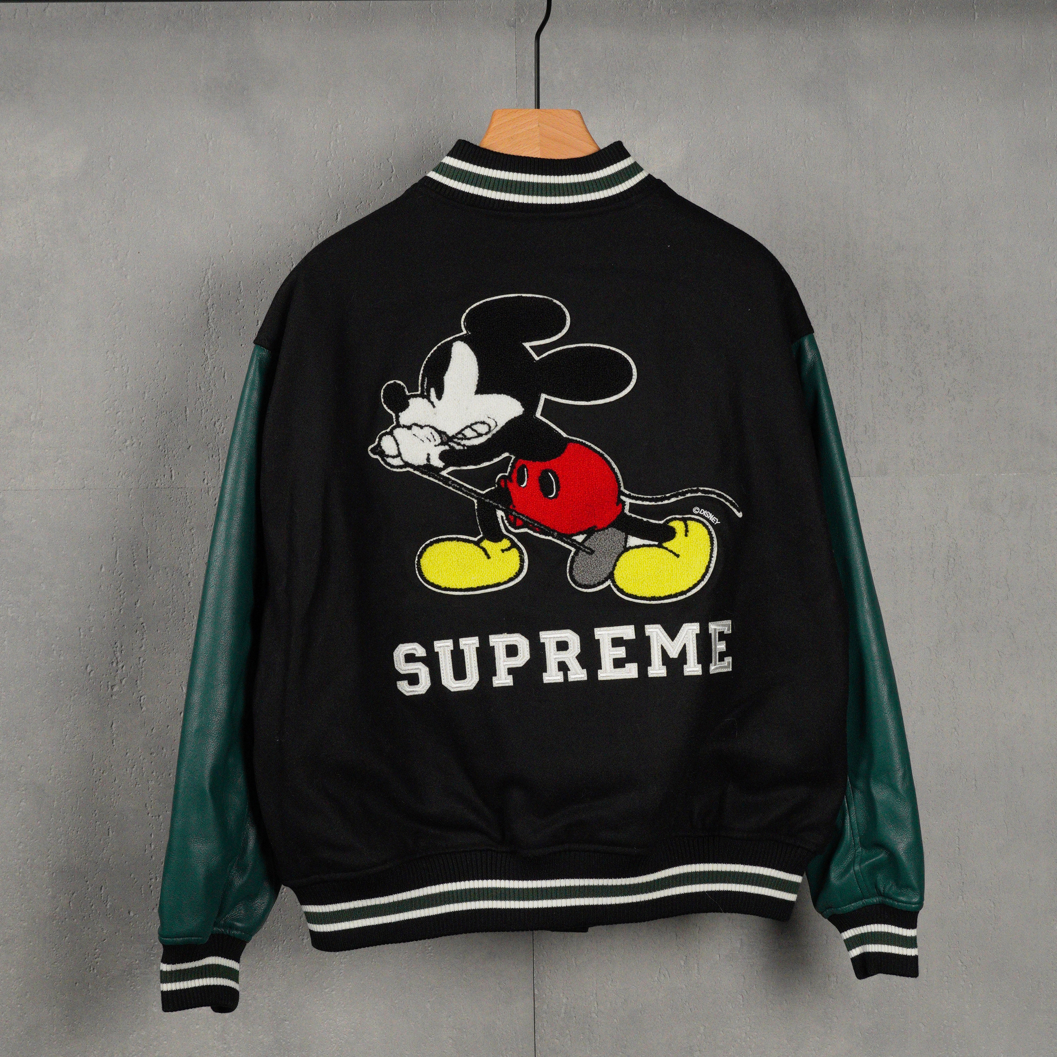 Supreme x Number (N)ine x Mickey Mouse Varsity Jacket（SUP-FW25-233）