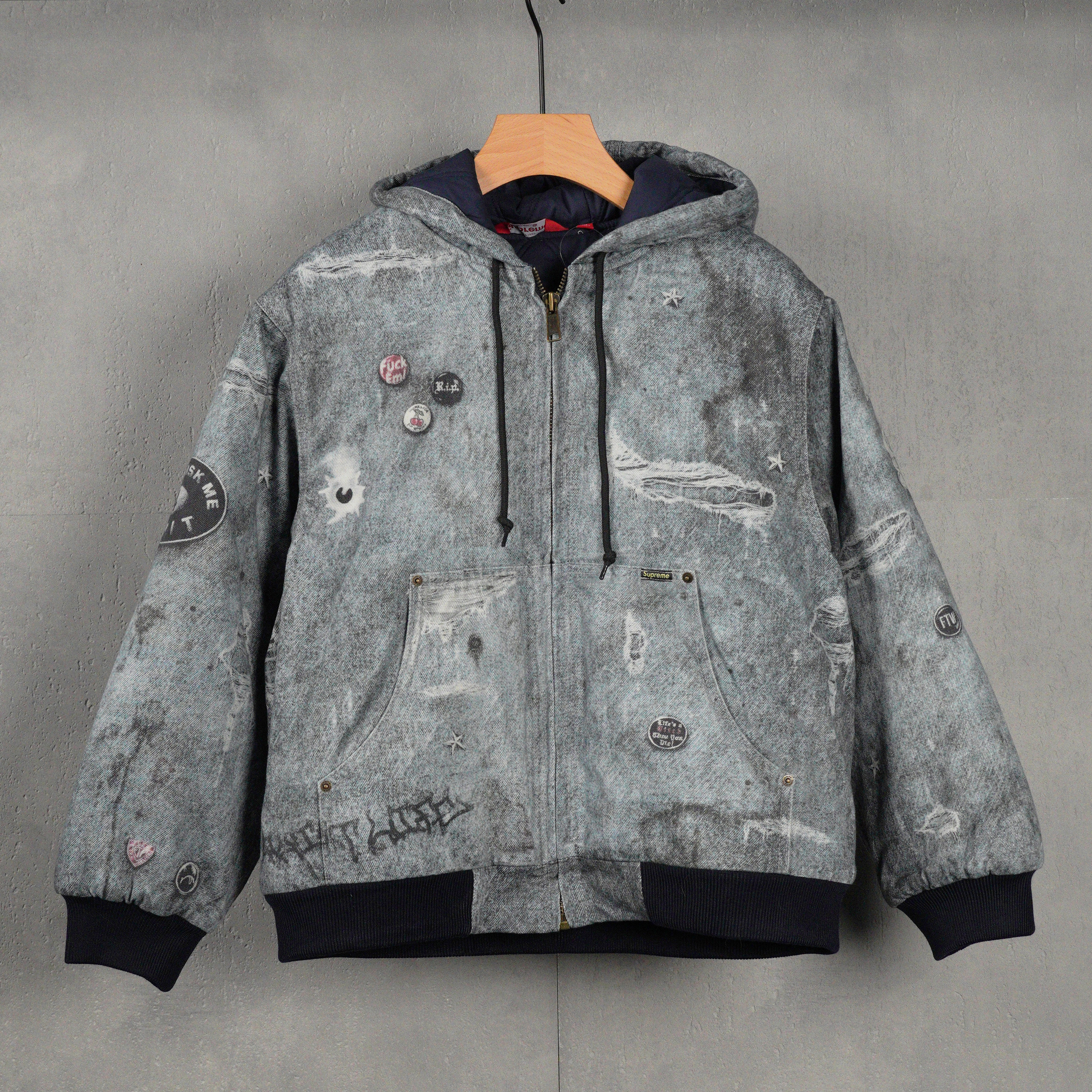 Supreme HJR Trompe L'oel Hooded Work Jacket（SUP-FW24-186）