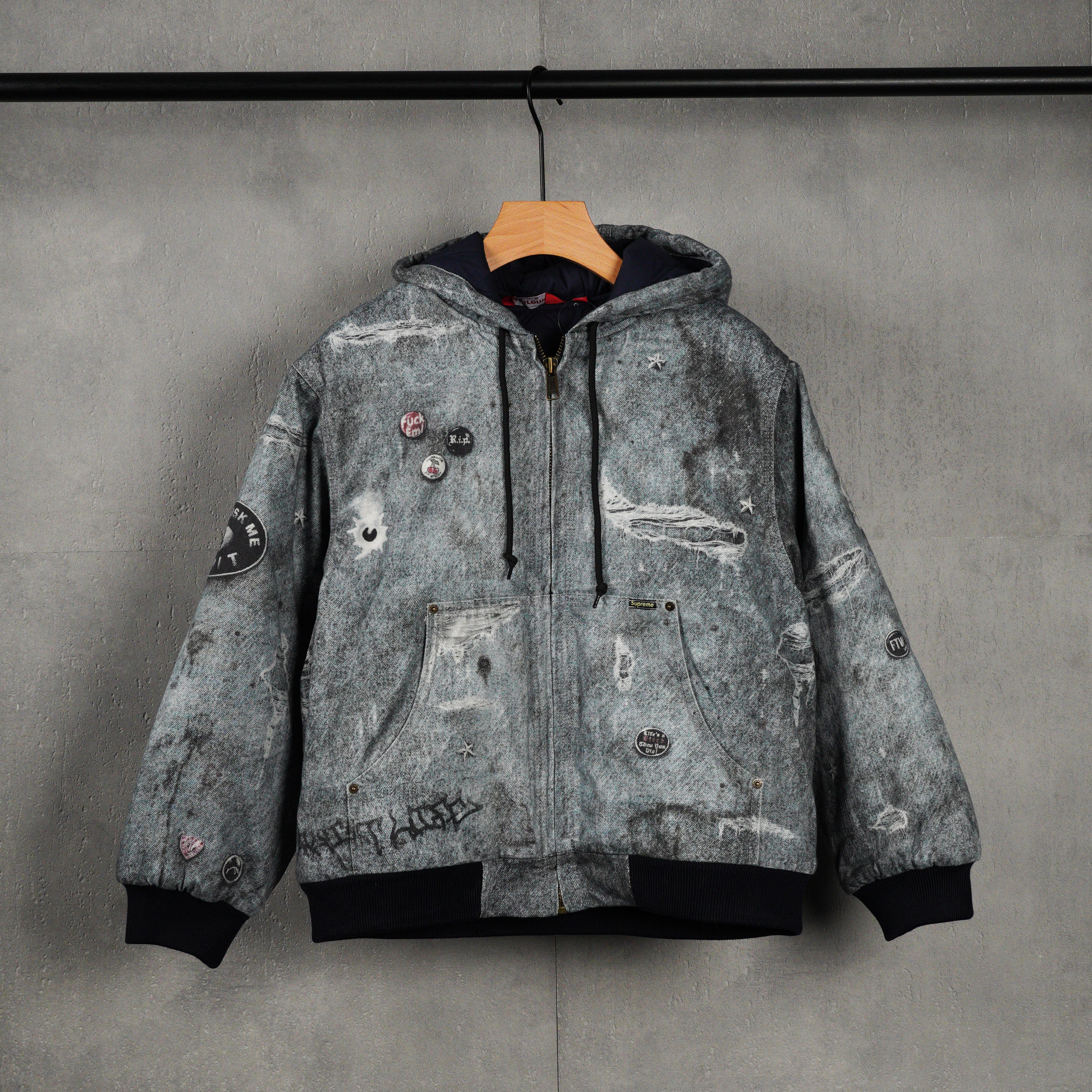 Supreme HJR Trompe L'oel Hooded Work Jacket（SUP-FW24-186）