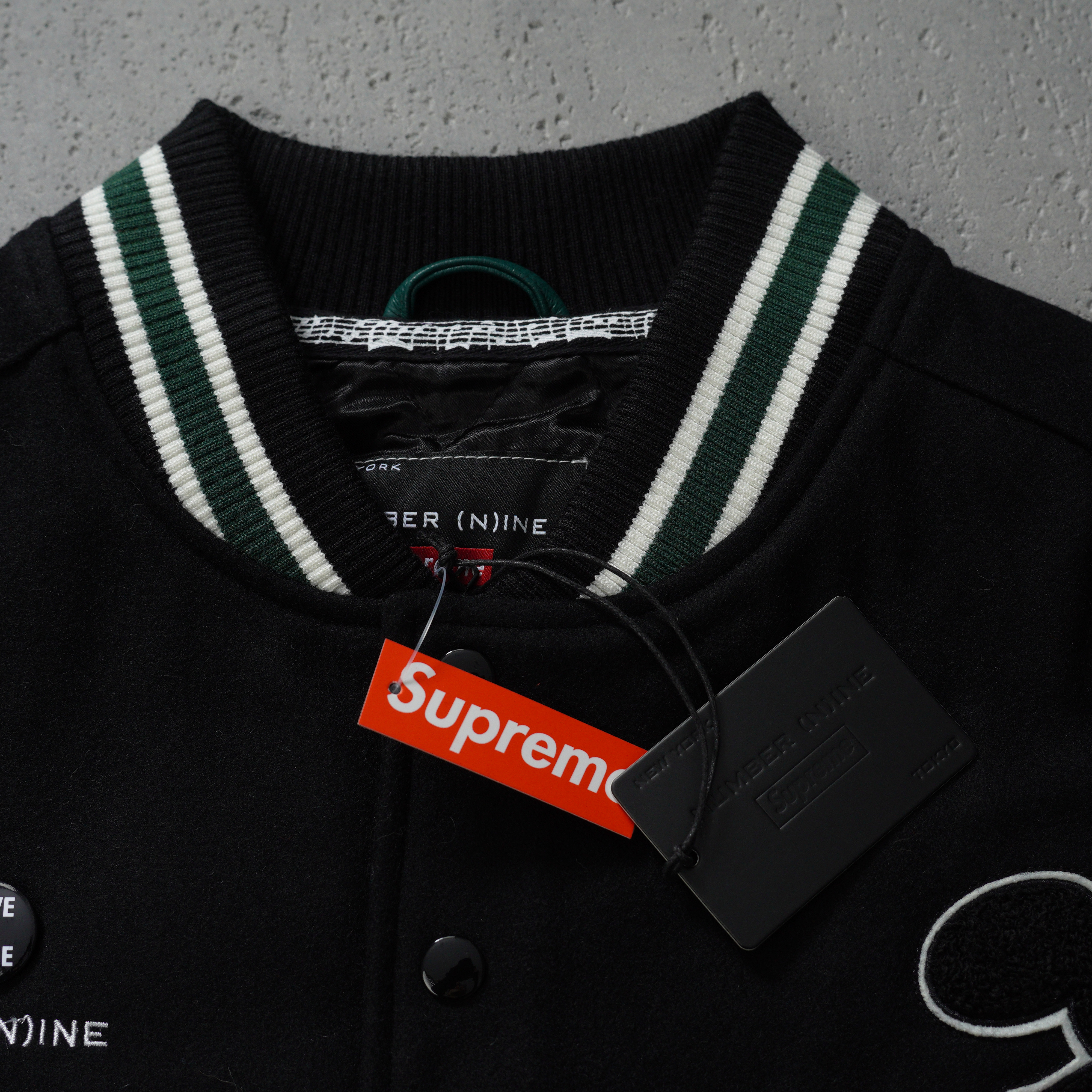 Supreme x Number (N)ine x Mickey Mouse Varsity Jacket（SUP-FW25-233）