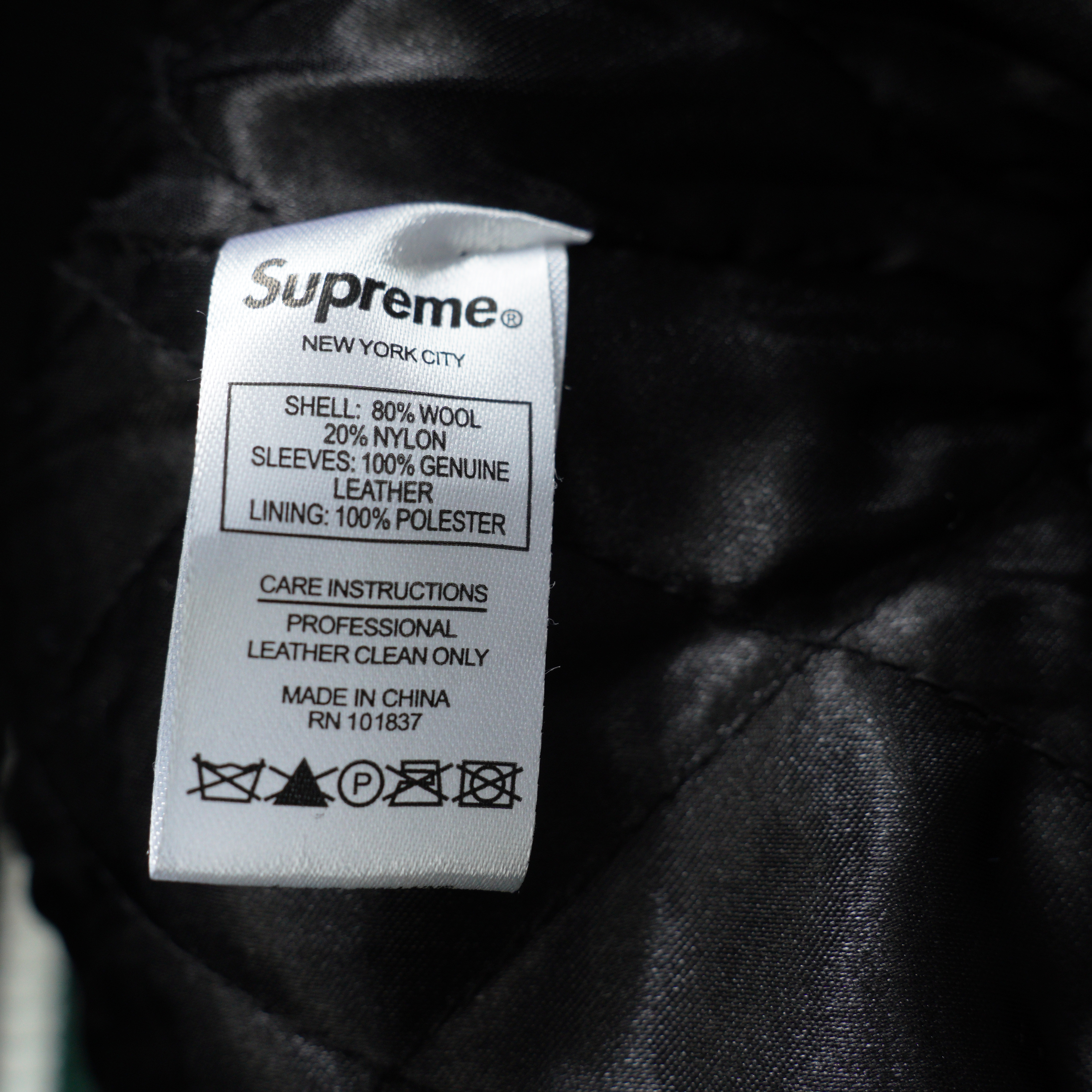 Supreme x Number (N)ine x Mickey Mouse Varsity Jacket（SUP-FW25-233）