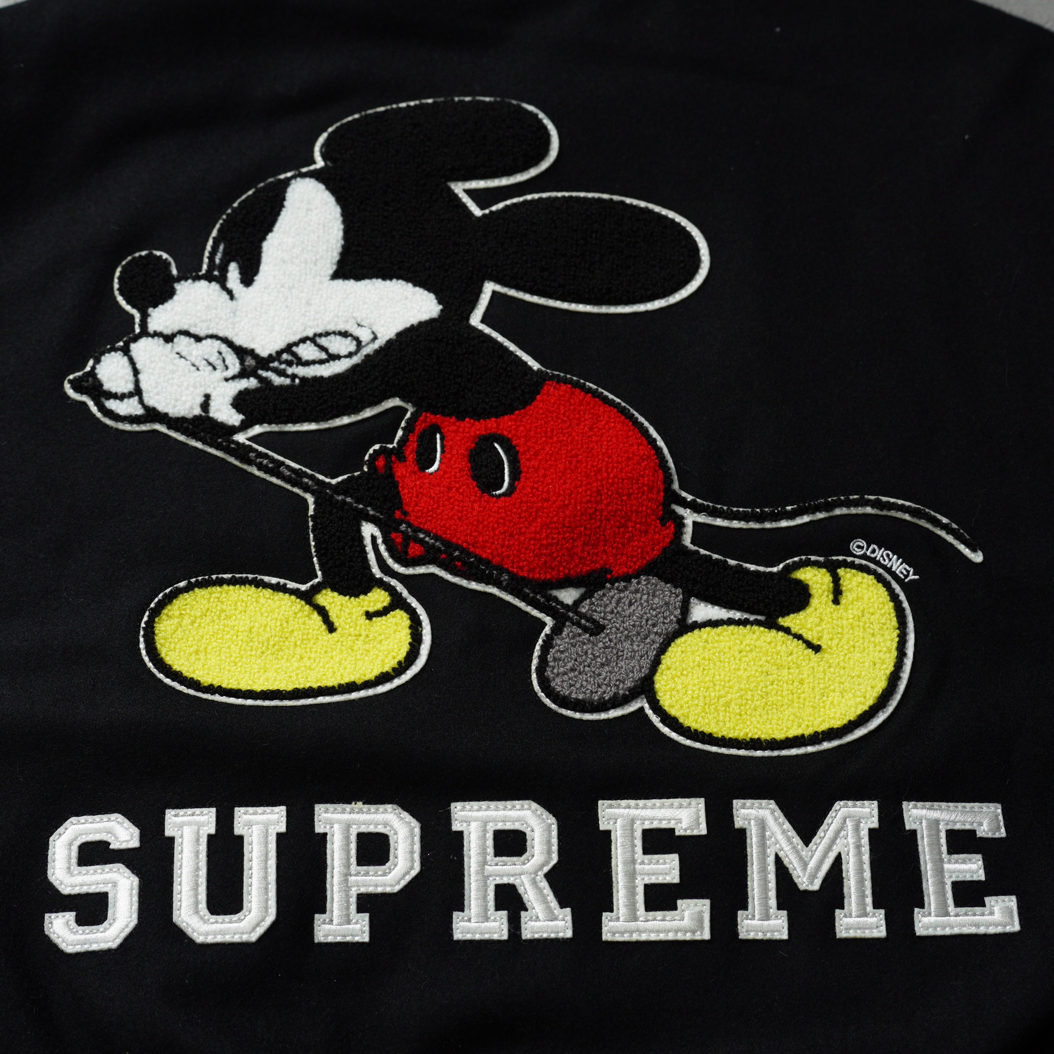 Supreme x Number (N)ine x Mickey Mouse Varsity Jacket（SUP-FW25-233）