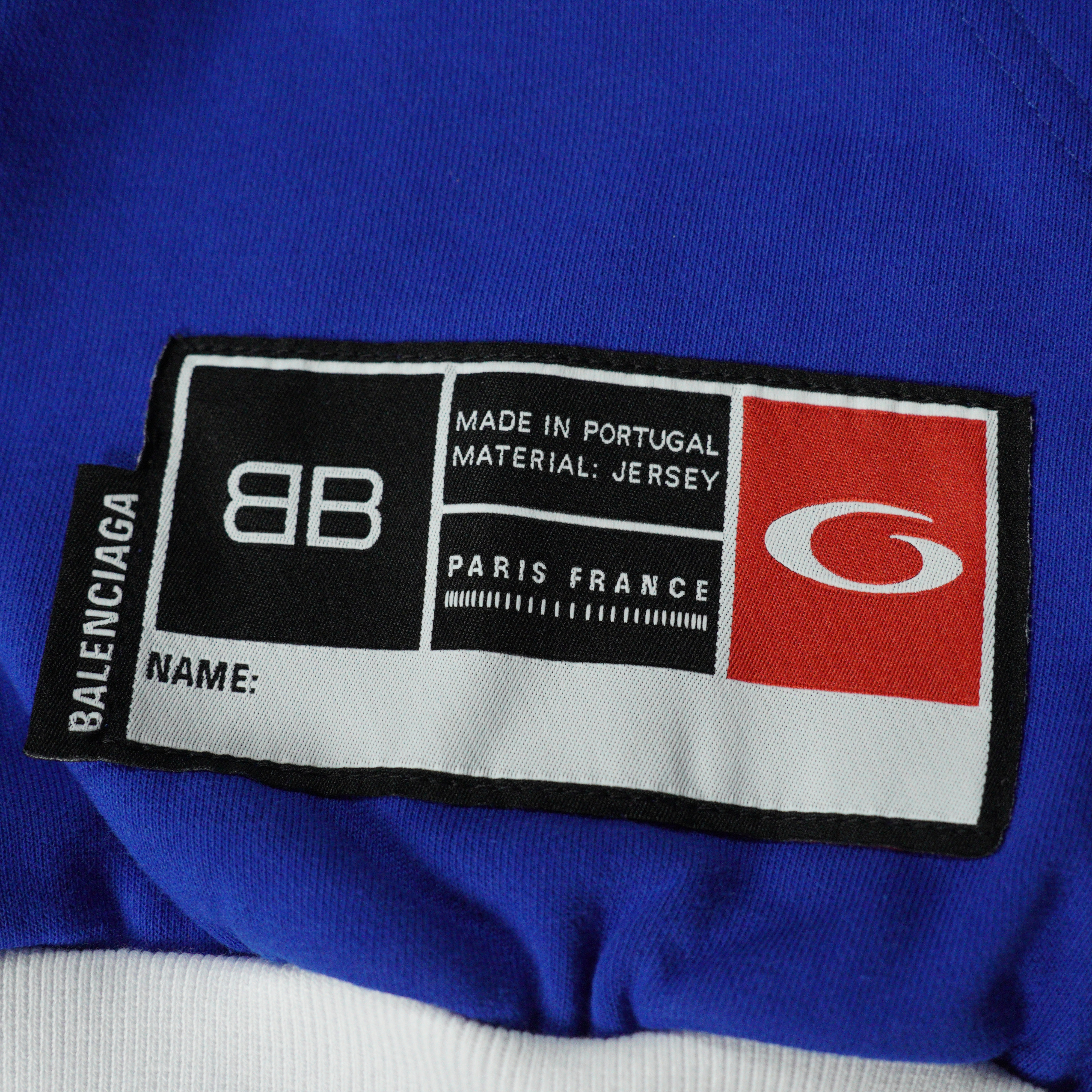 Balenciaga Men's 3b Football Polo Hoodie（827939TTVQ81066）