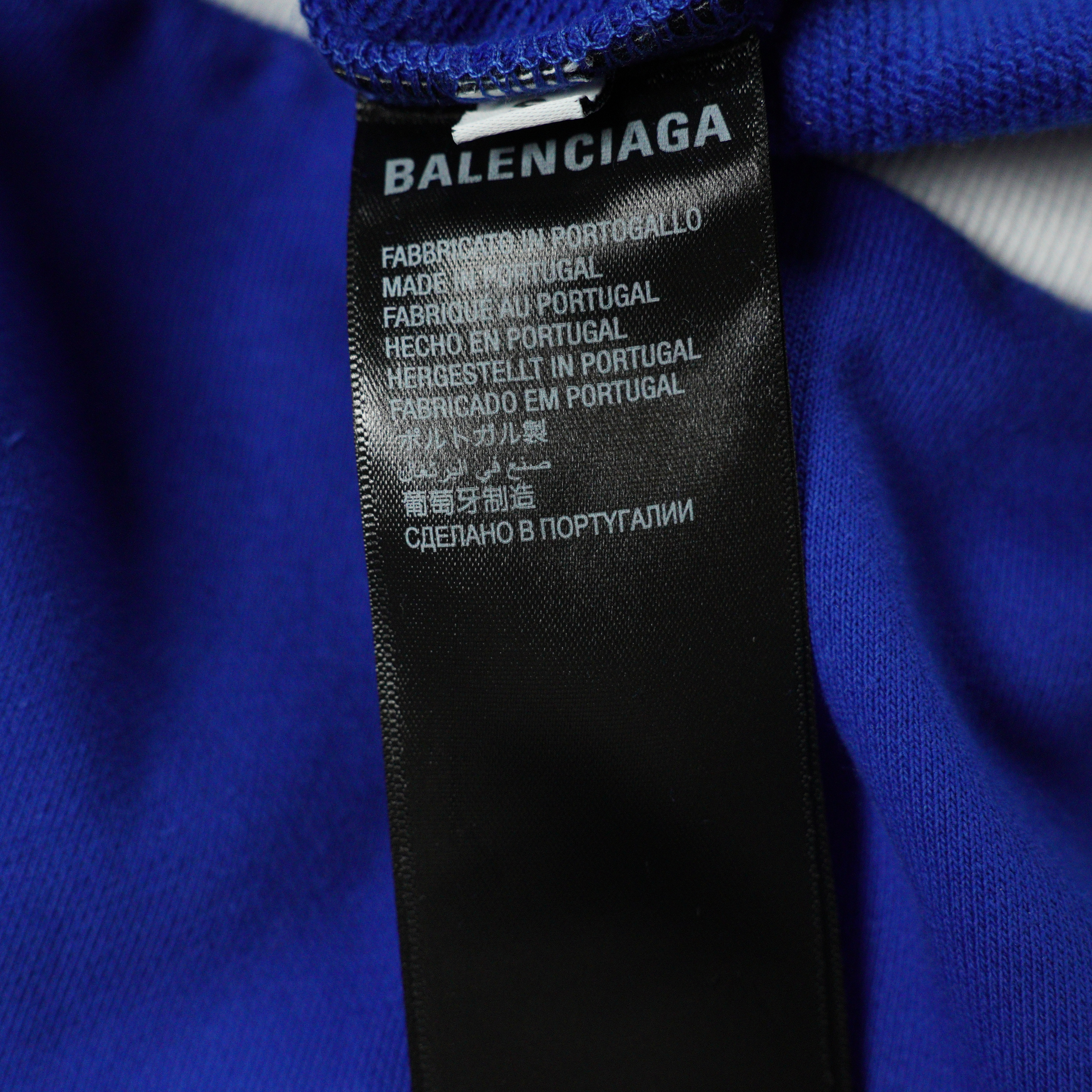 Balenciaga Men's 3b Football Polo Hoodie（827939TTVQ81066）