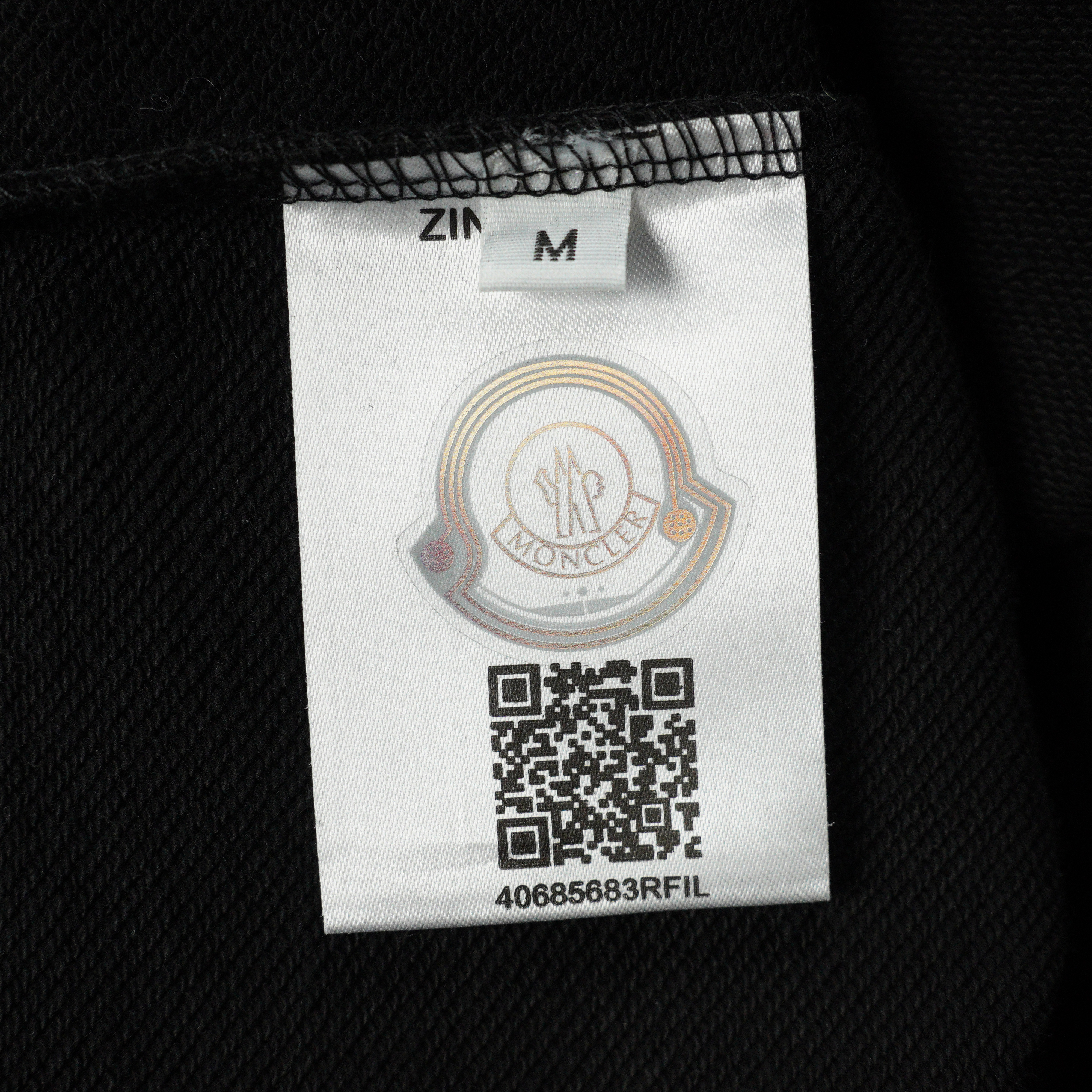 MONCLER lettering embroidered logo hoodie（MK9980）