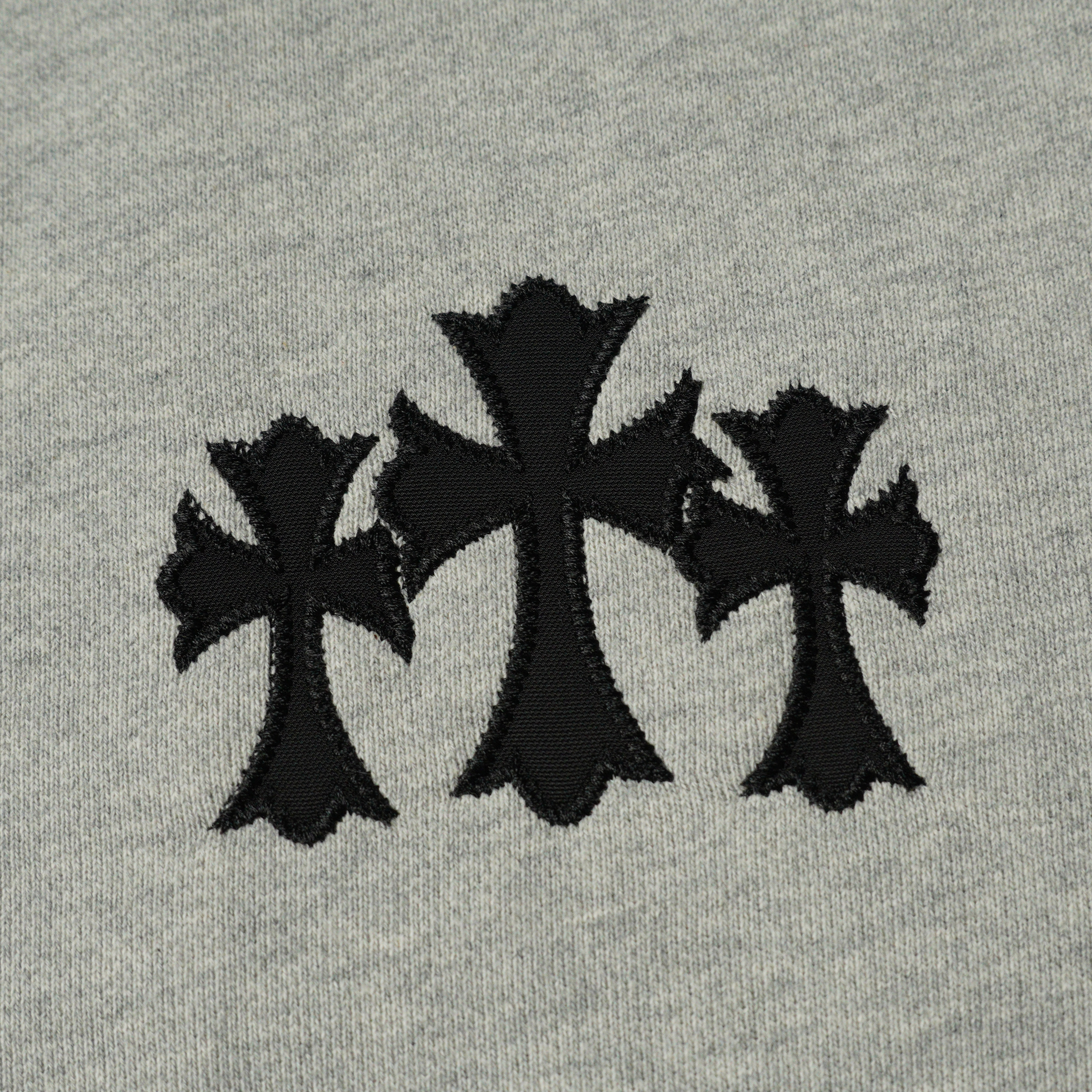 Chrome Hearts 711 Cemetery Cross Nylon CH Crewneck Sweater (1SS2504CH7CCN）