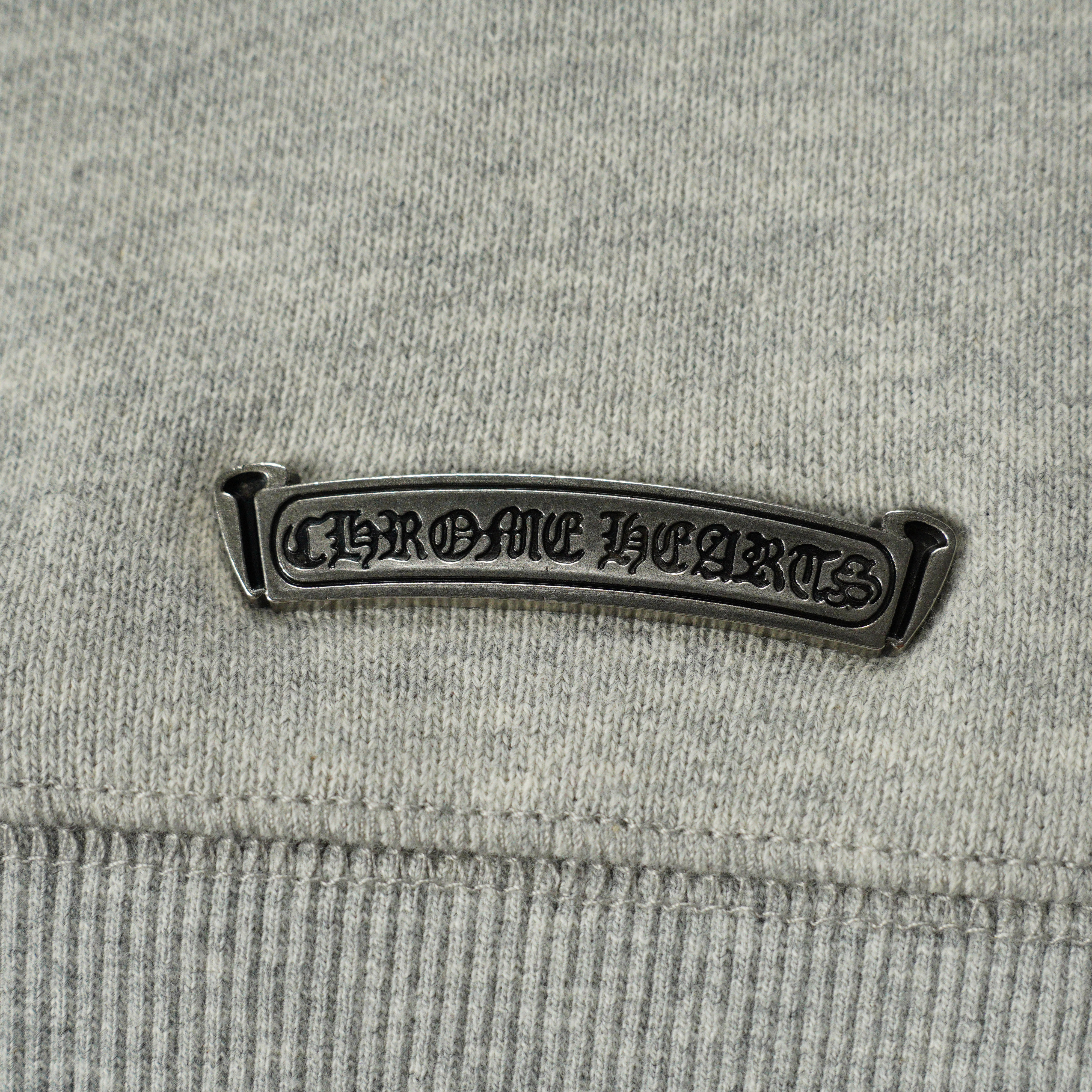 Chrome Hearts 711 Cemetery Cross Nylon CH Crewneck Sweater (1SS2504CH7CCN）