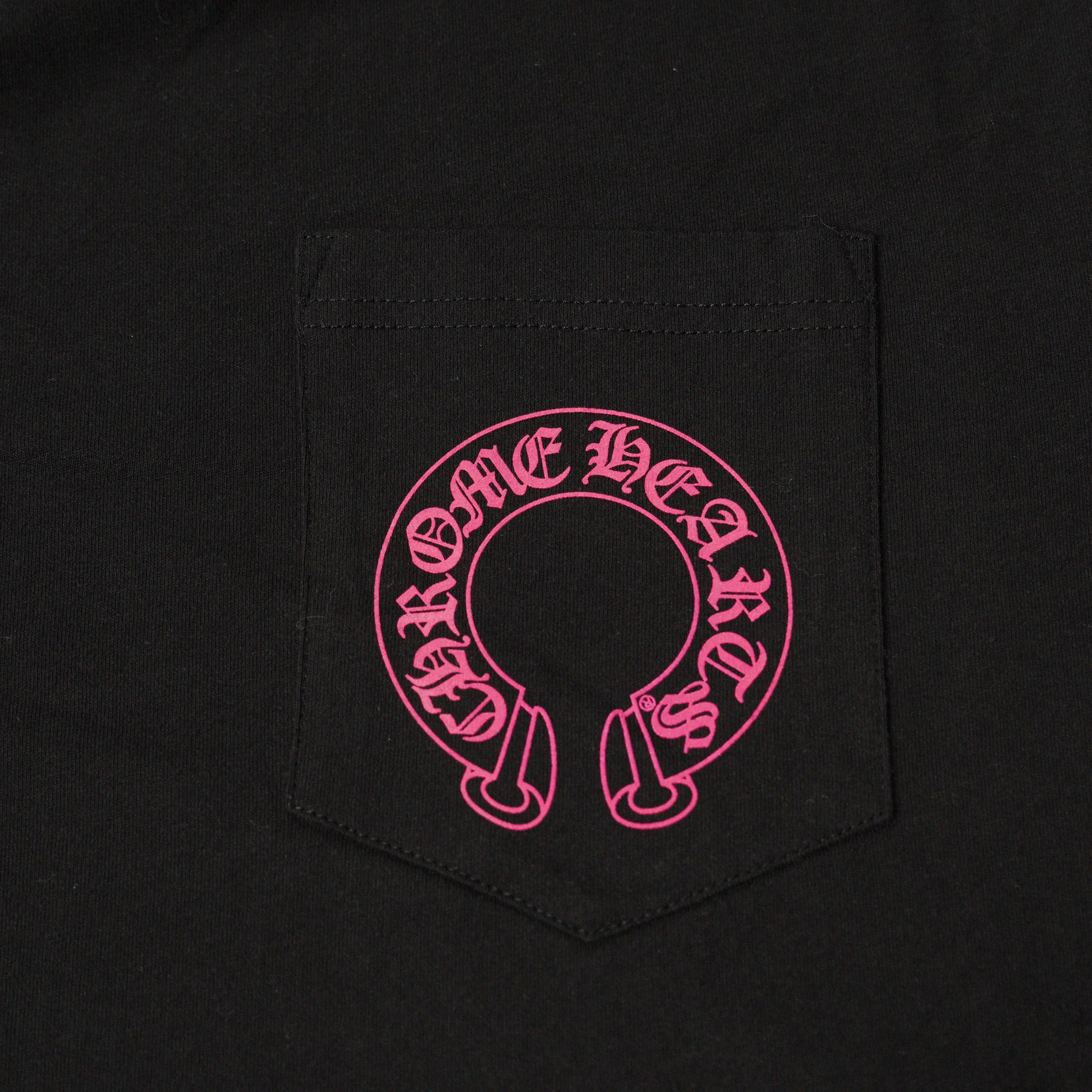 Chrome Hearts Horseshoe-Print Long-Sleeve Top Black (CH-T2026332）