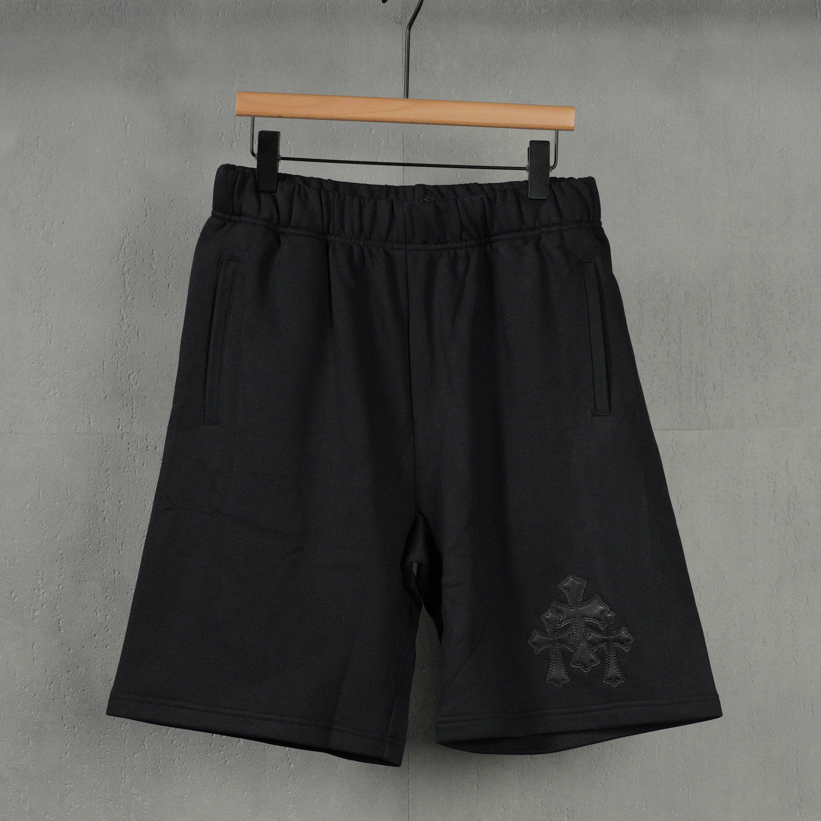 Chrome Hearts cross-patch Sweat Shorts (CH-20261288）