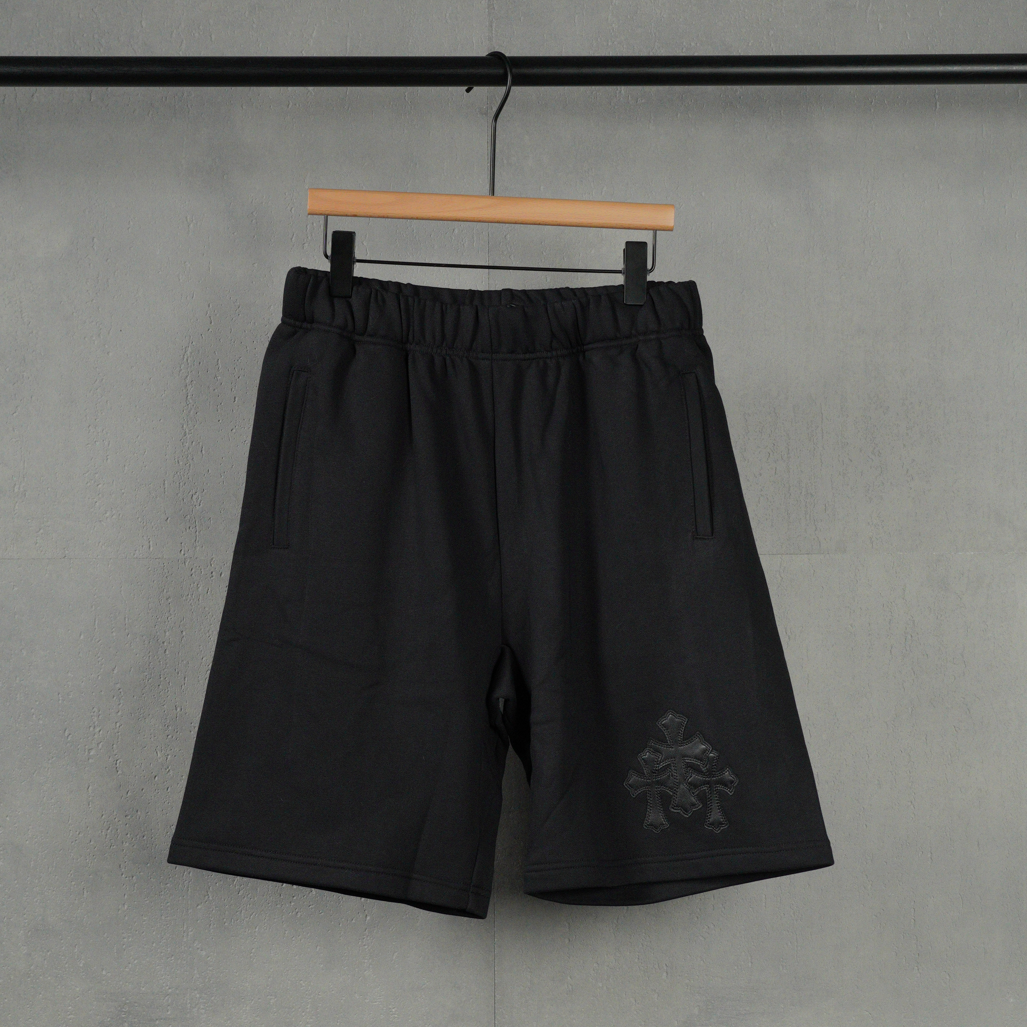Chrome Hearts cross-patch Sweat Shorts (CH-20261288）