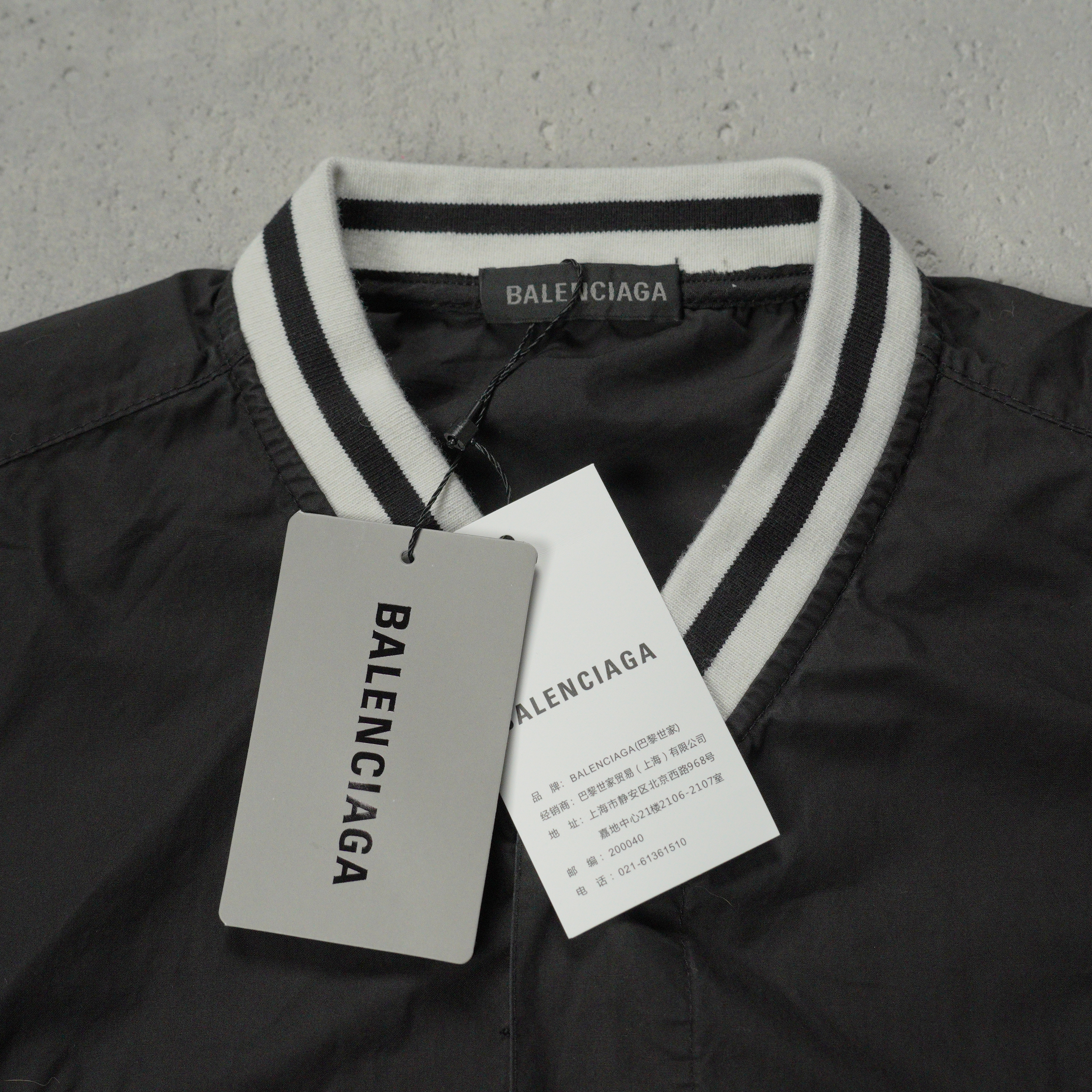 BALENCIAGA x NBA Collaboration Short Sleeve Shirt "Black"(864831TRM281000）