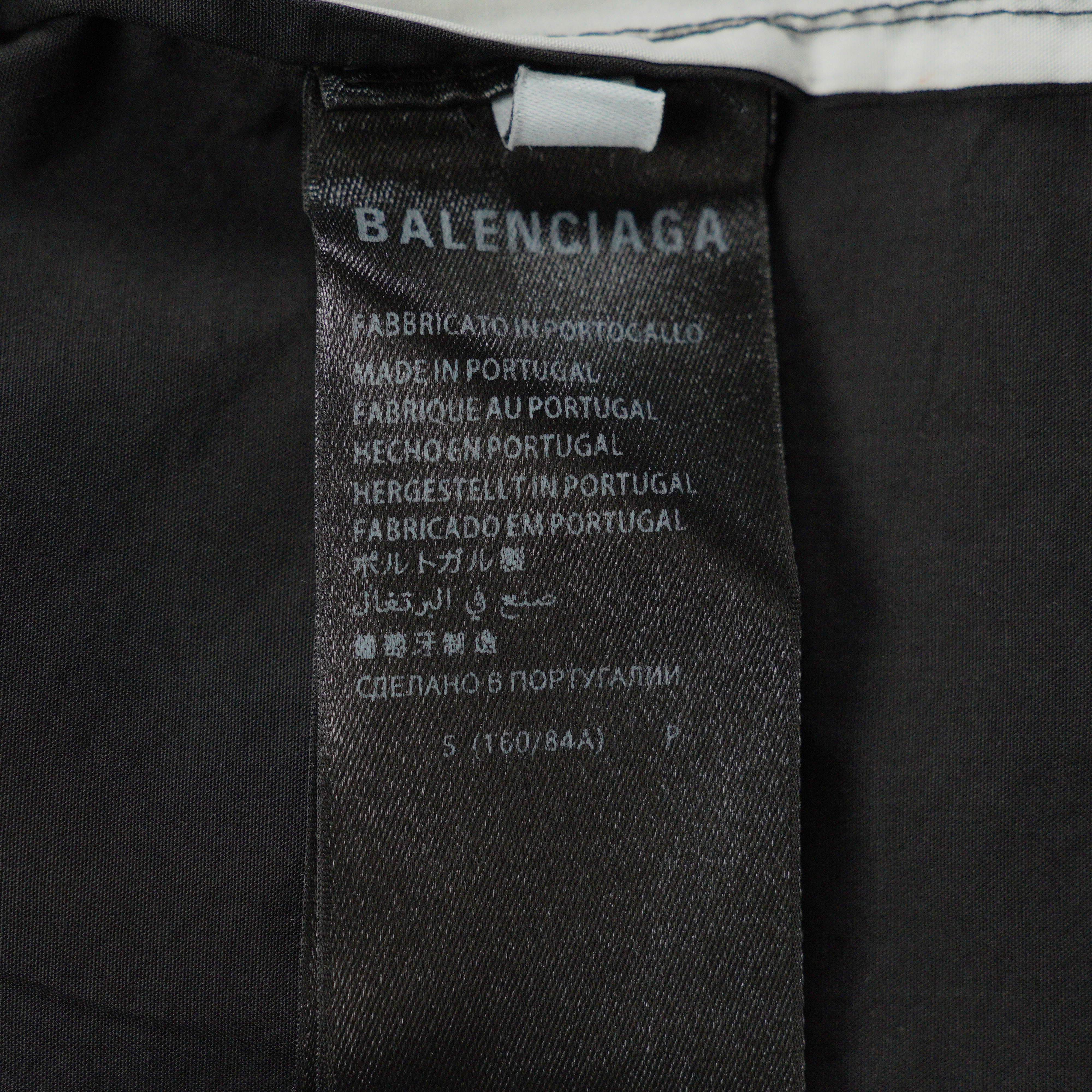 BALENCIAGA x NBA Collaboration Short Sleeve Shirt "Black"(864831TRM281000）