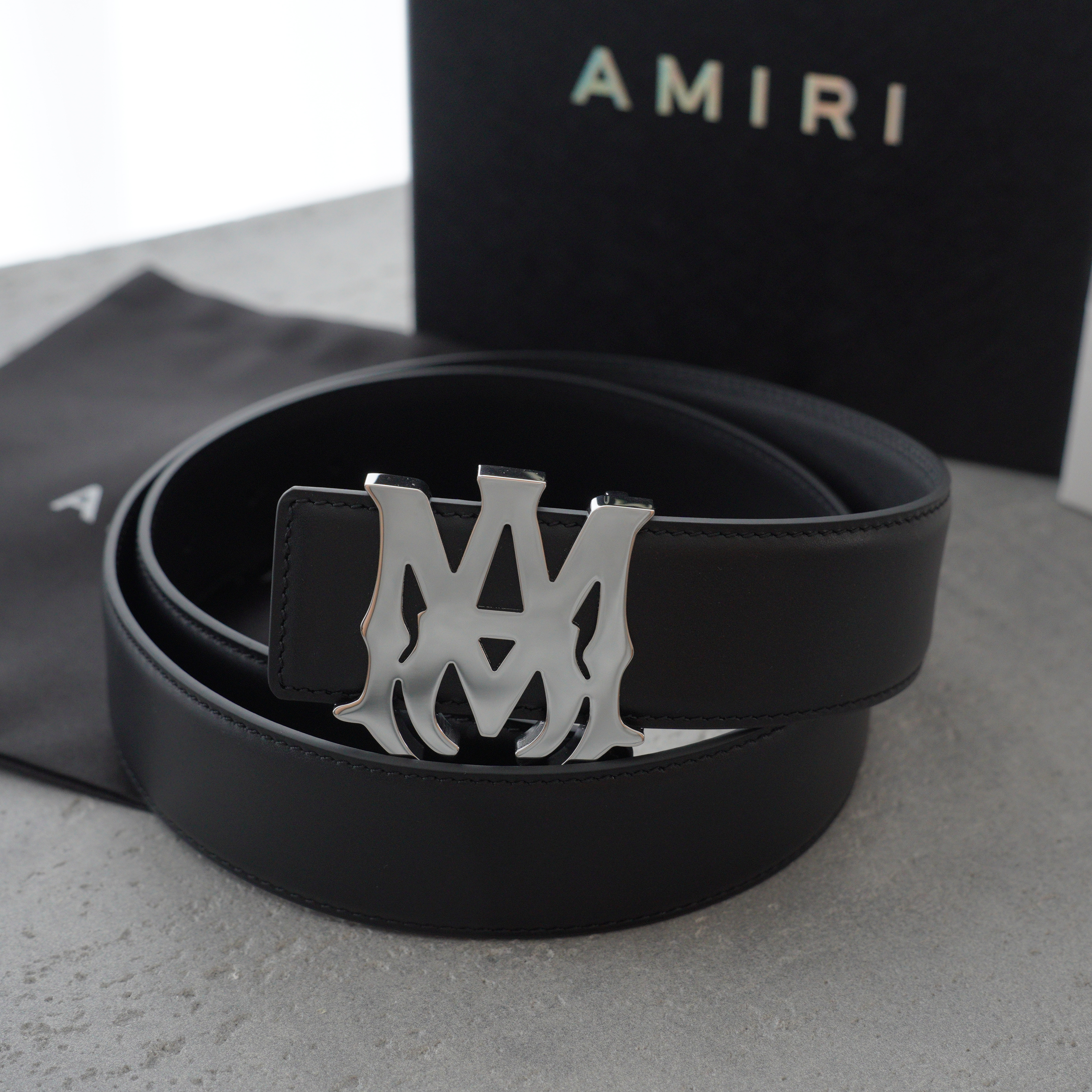 AMIRI Double-sided Leather Belt（AM2026001）
