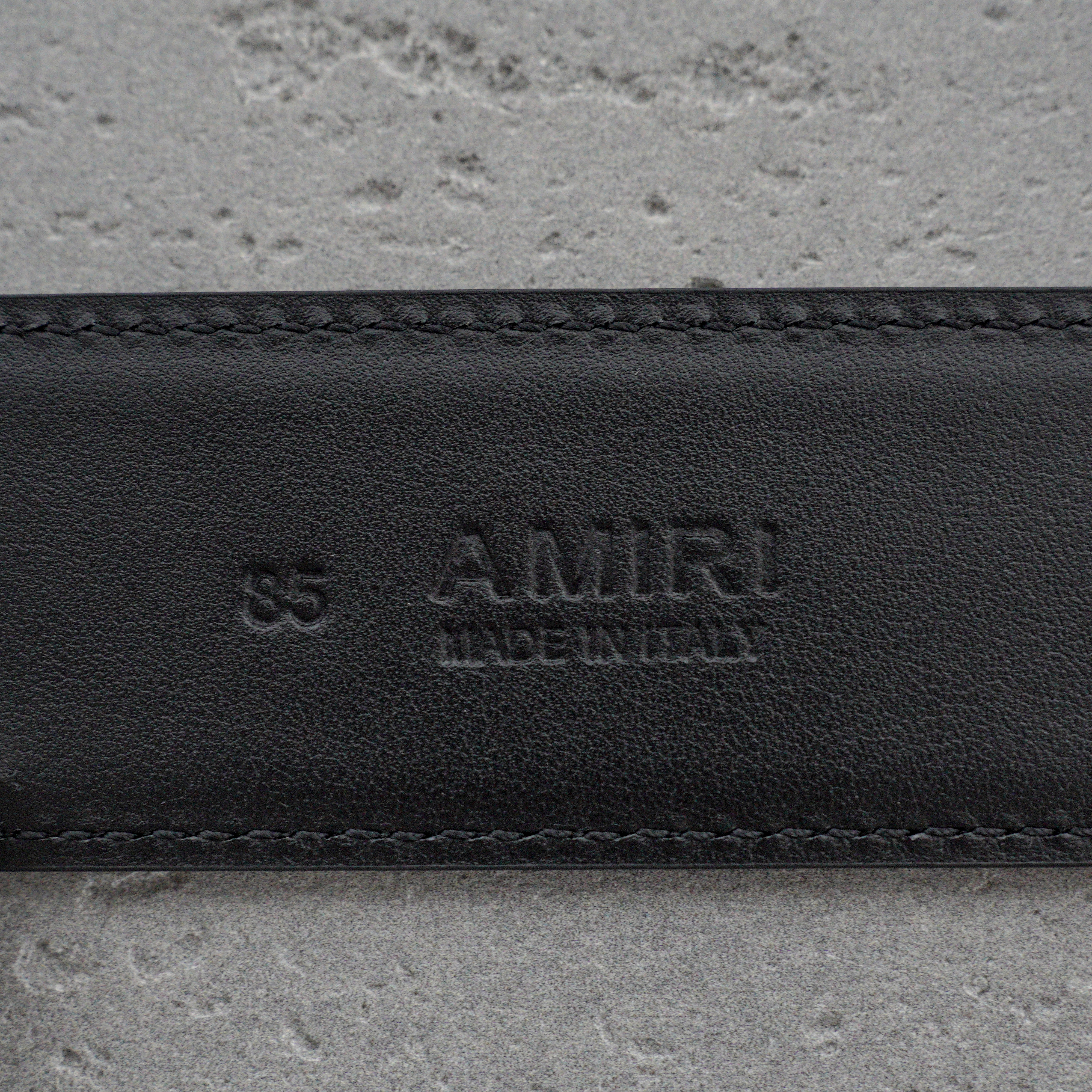 AMIRI Double-sided Leather Belt（AM2026001）