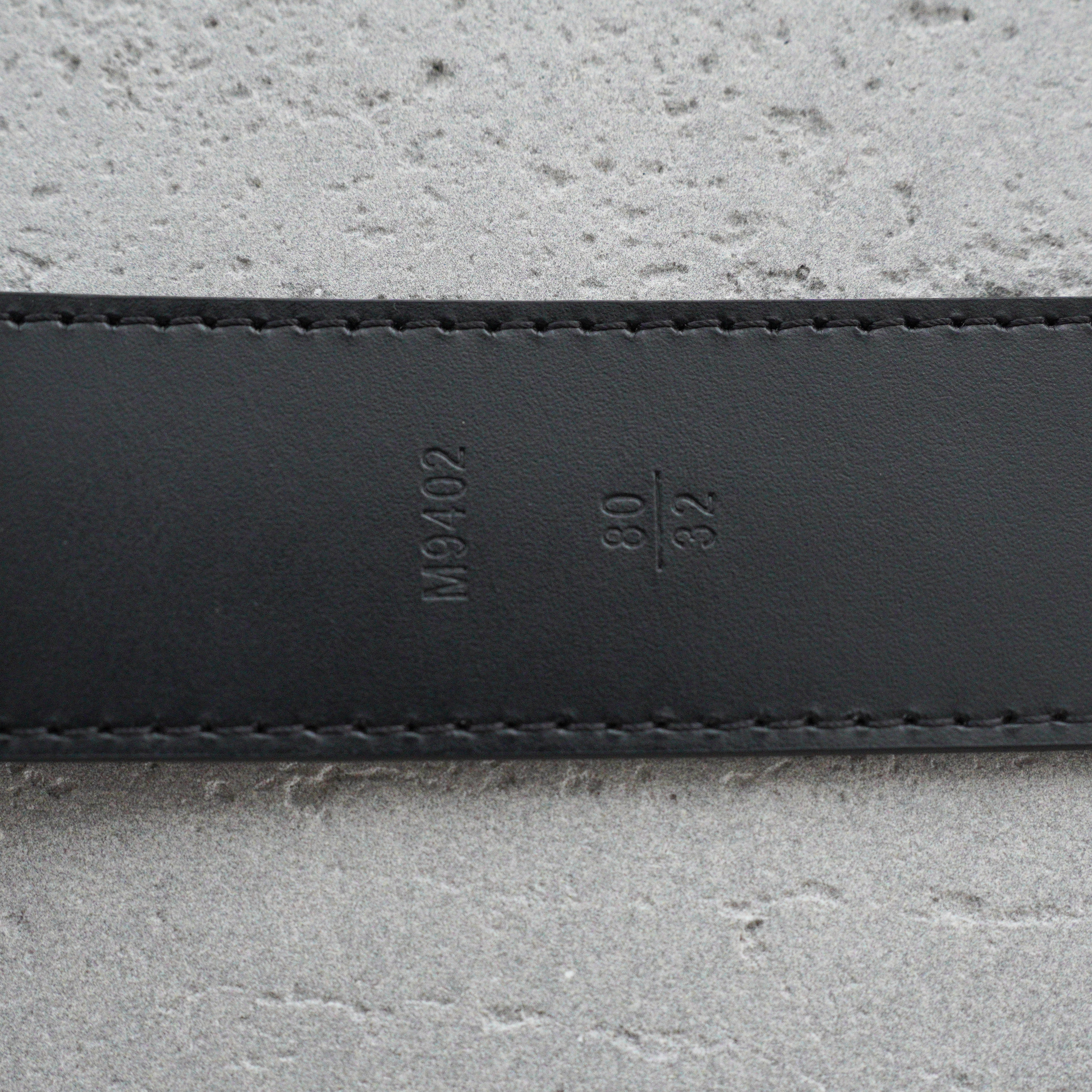LOUIS VUITTON Louis Vuitton Ceinture Pont Neuf Belt（M9402）