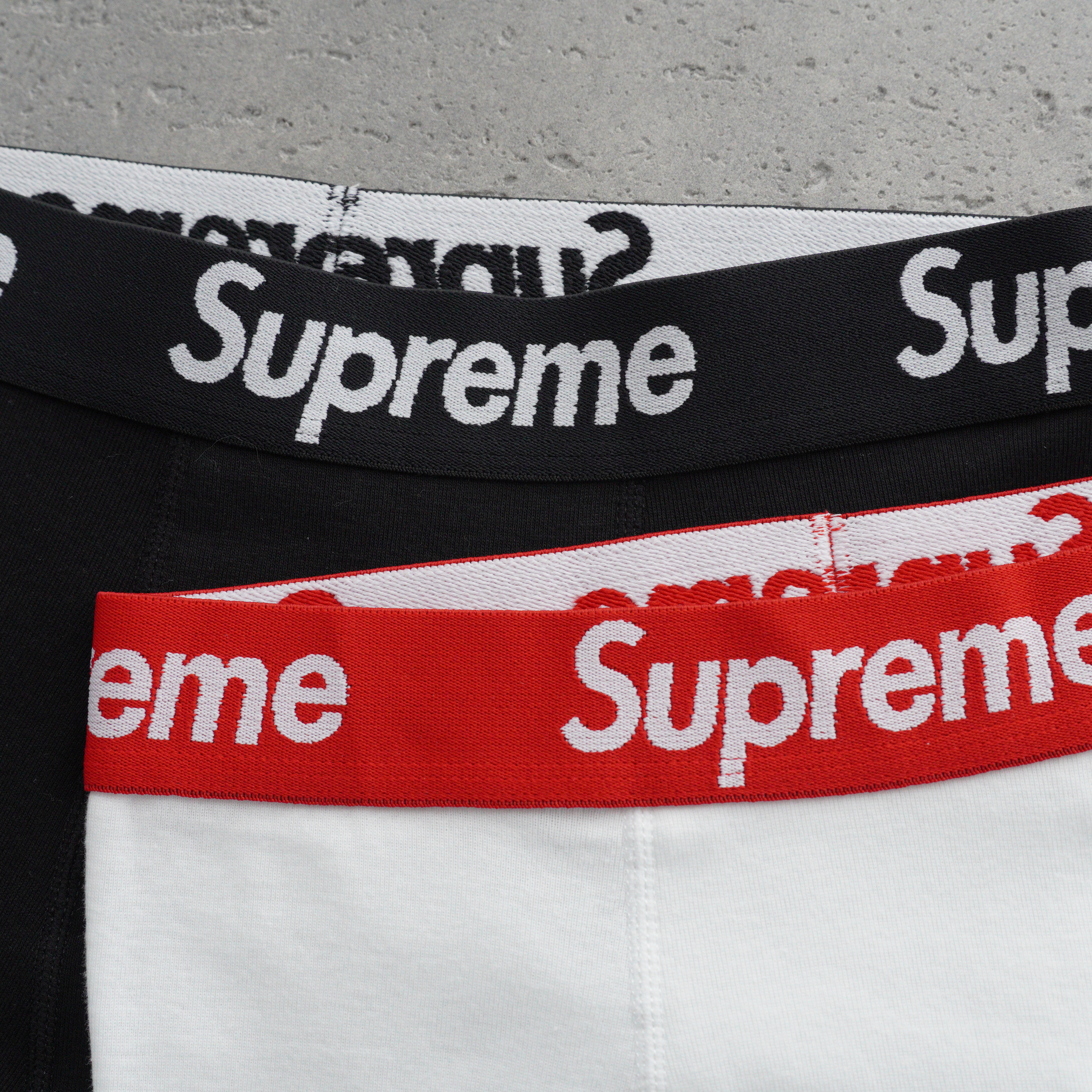 Supreme x Hanes Boxer Briefs (2 Pack)（SUP-FW24-023）