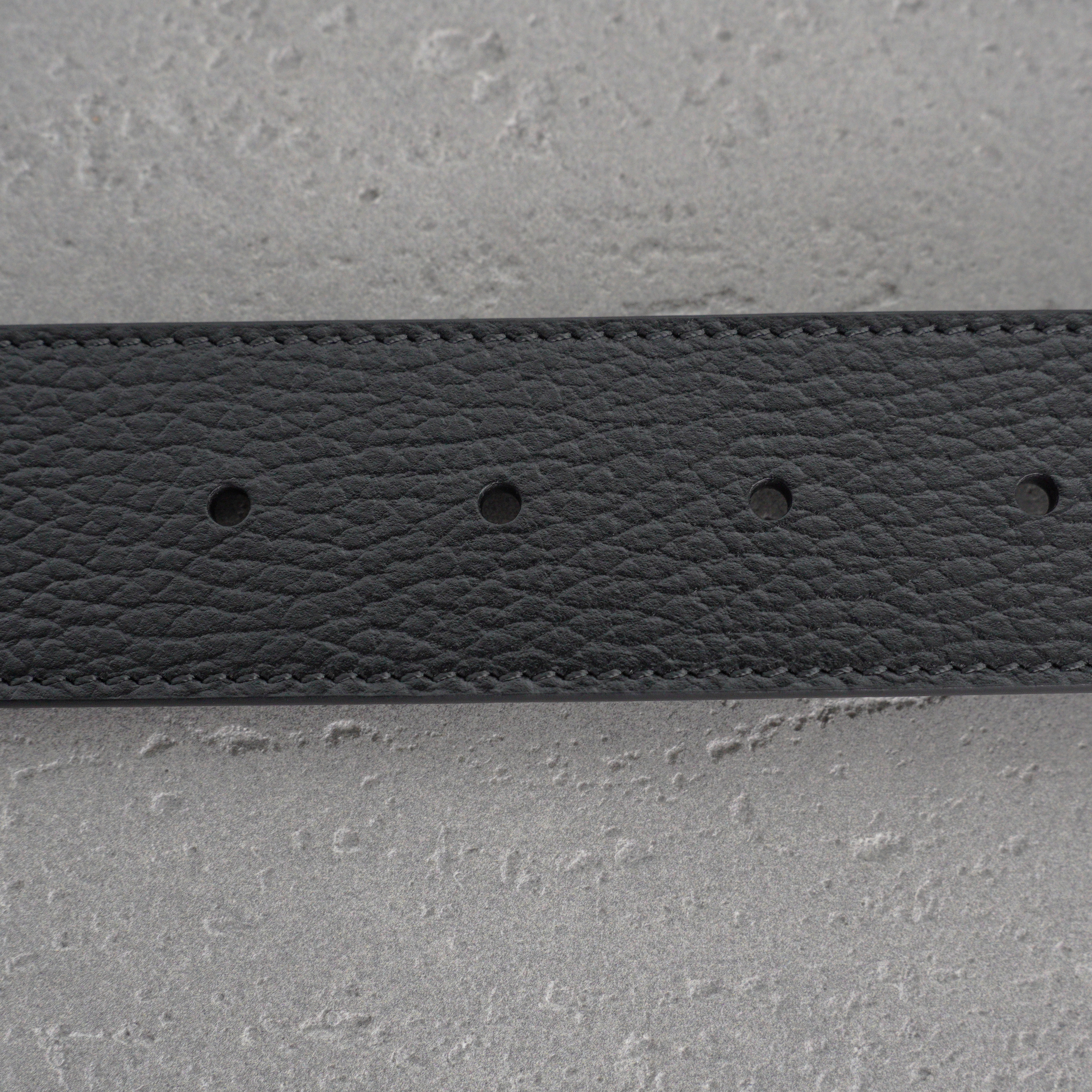 Gucci GG Marmont reversible belt in black/coffee leather-3.8cm（627055-CAO2T-8170）