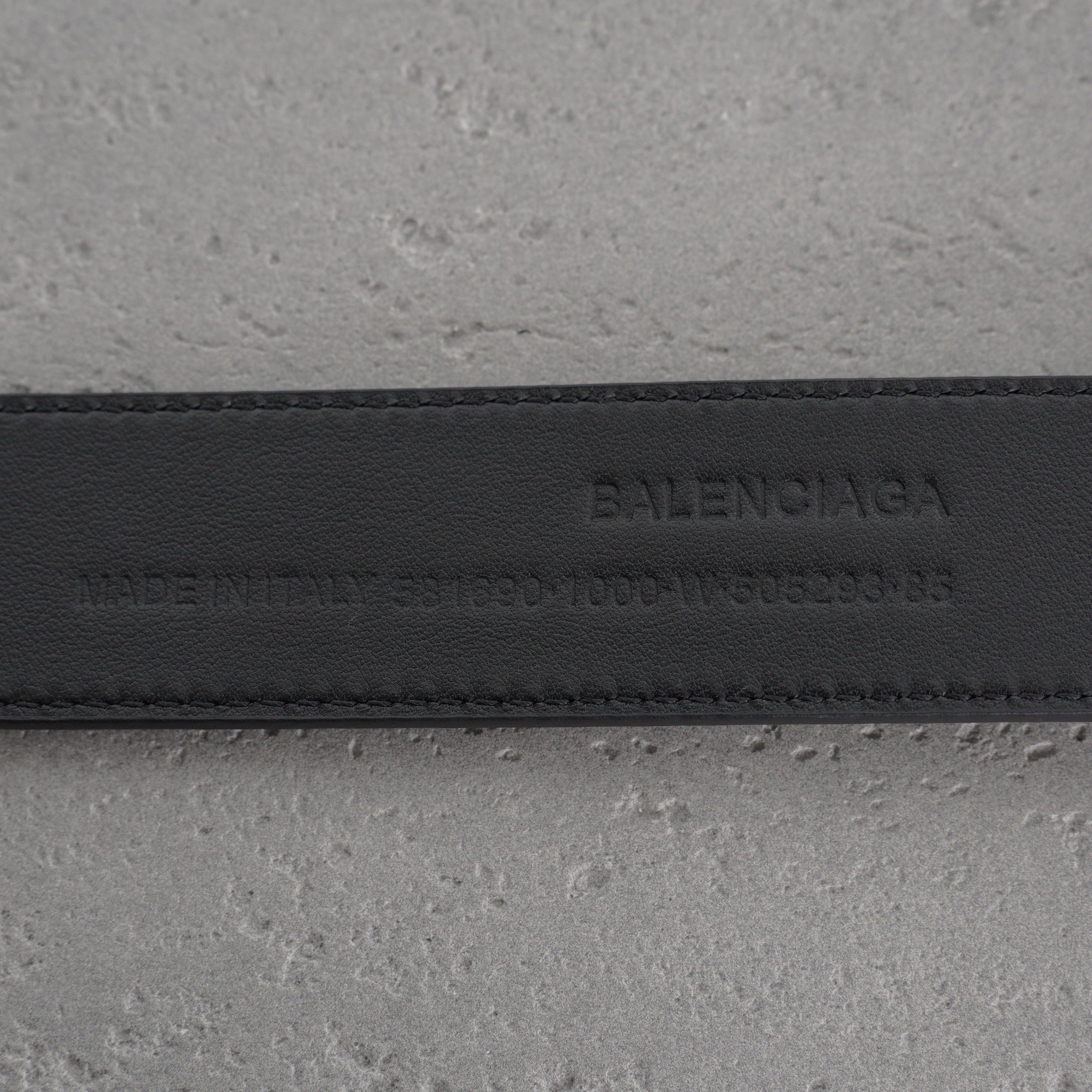 Balenciaga Bb Large Belt in Black-3.5cm（5703701CH041000）