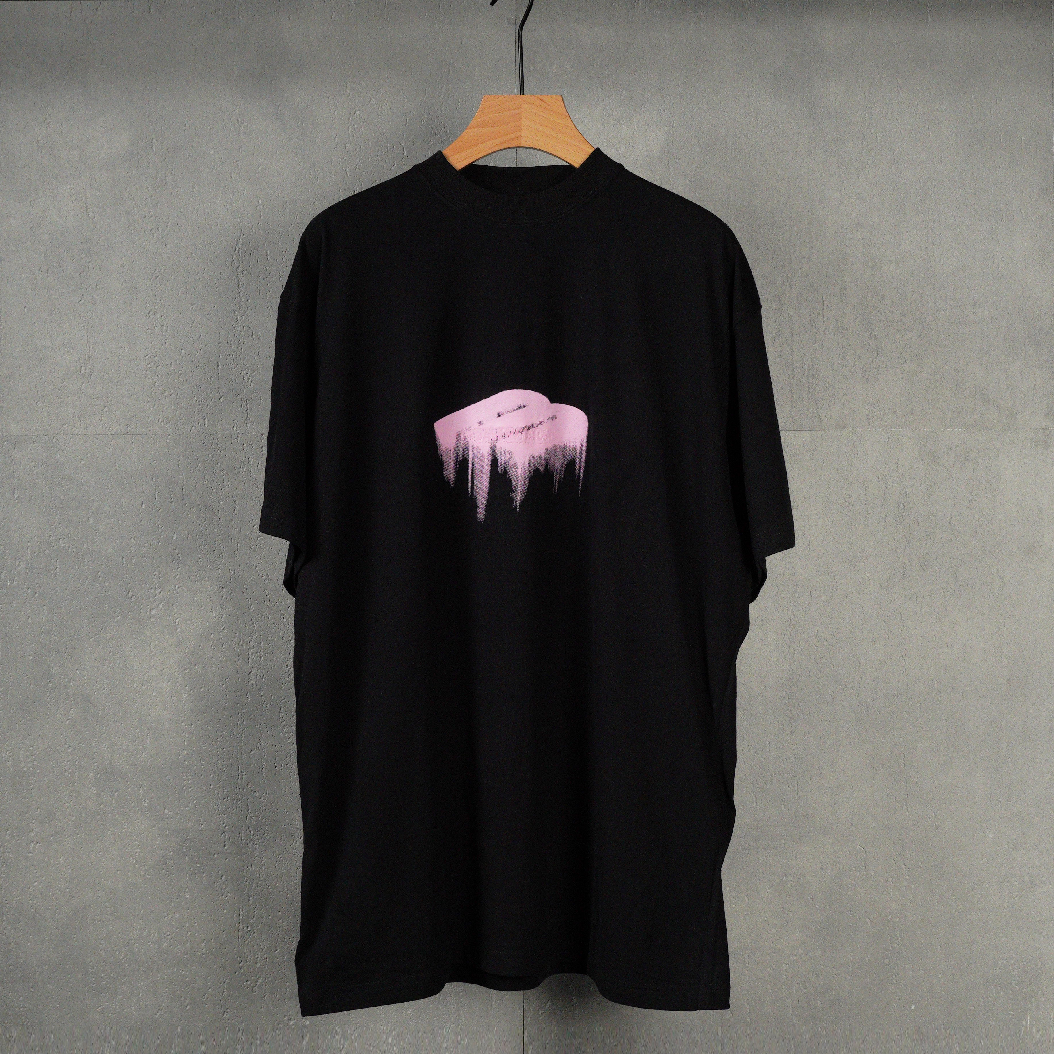BALENCIAGA Wet Brush Oversized T-Shirt "White" (850345TUVJ89000）