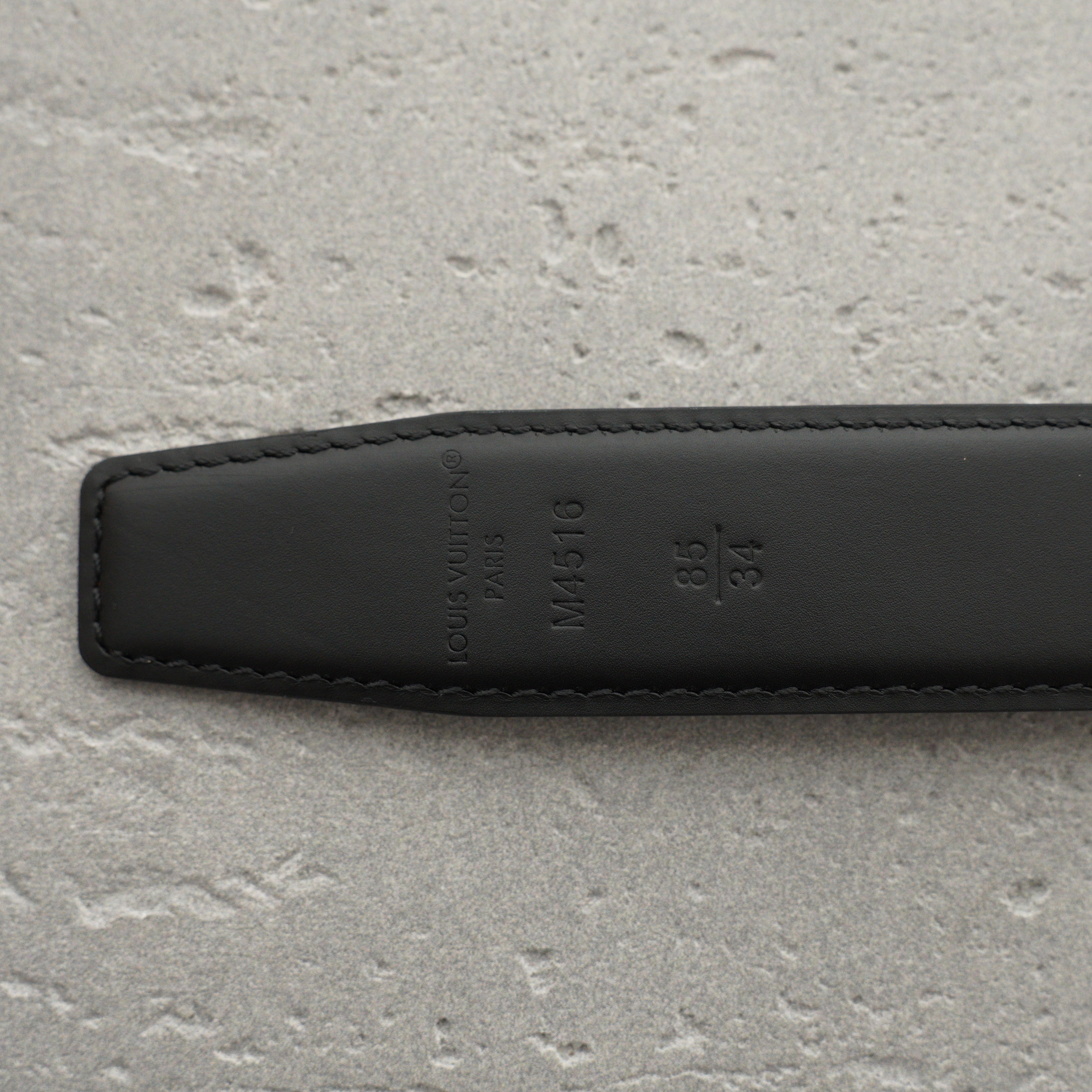 Louis Vuitton Script 30mm leather belt（M4472W）