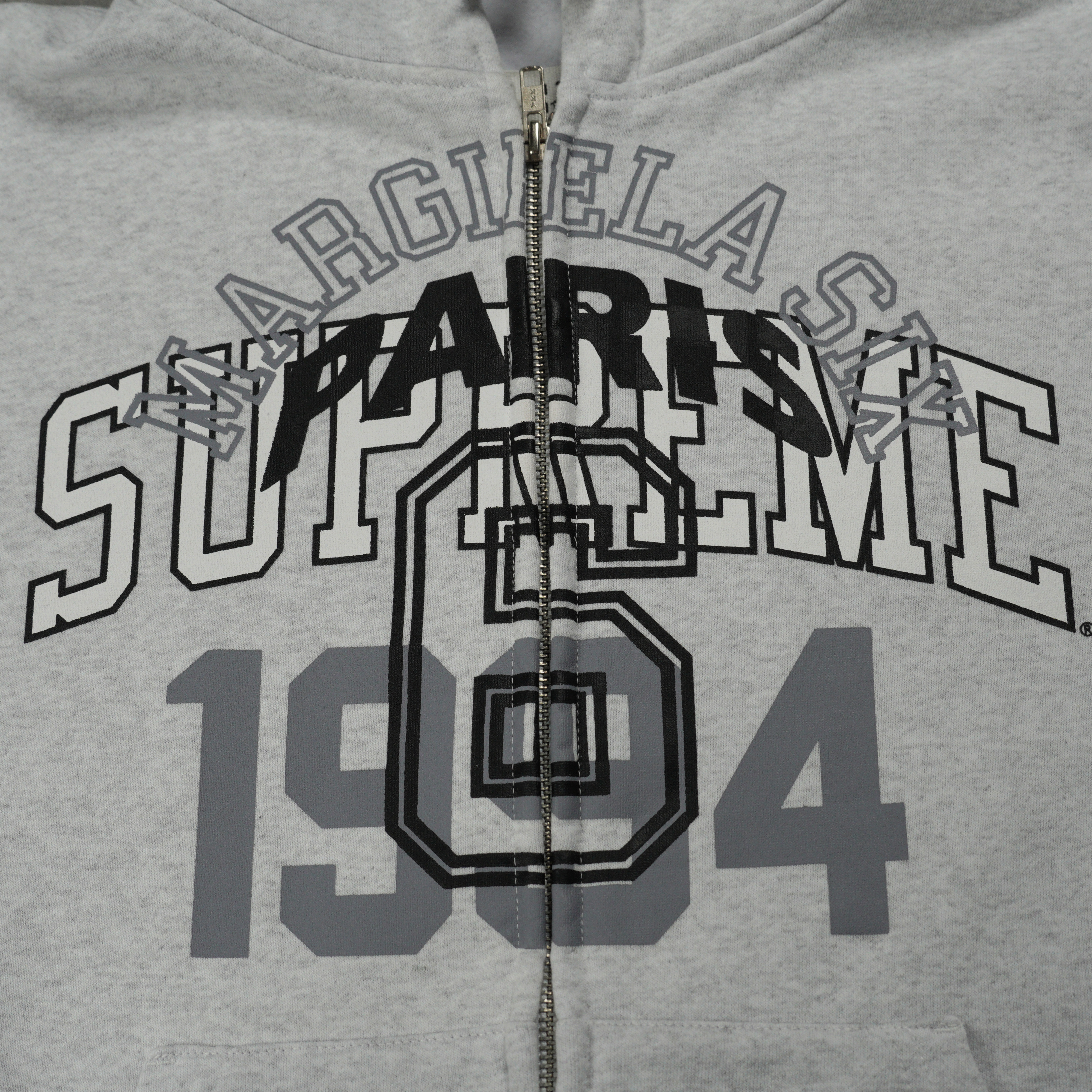 Supreme x MM6 Maison Margiela Zip Up Hooded Sweatshirt （SUP-SS24-113）