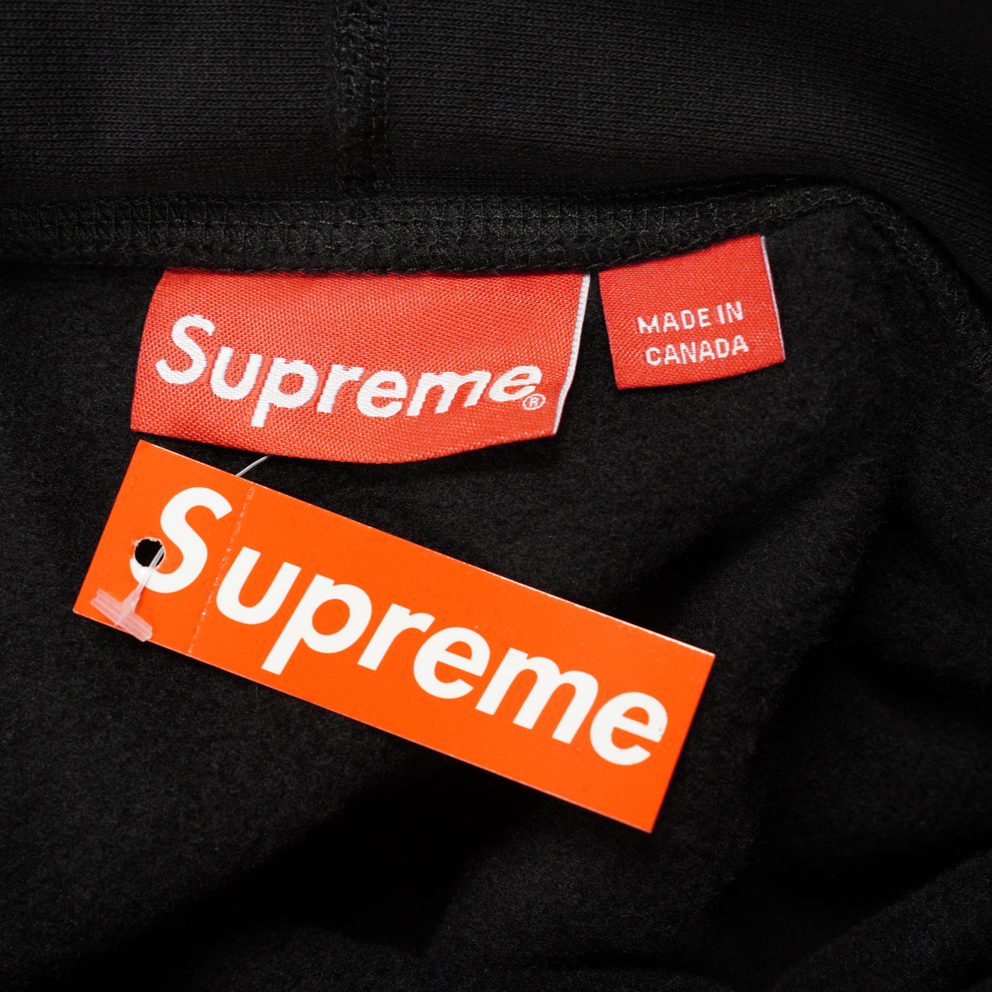 Supreme Week 15 Cross Box logo Hooded Sweatshirt Logo badge hooded sweatshirt"Black"（SUP-FW20-335）