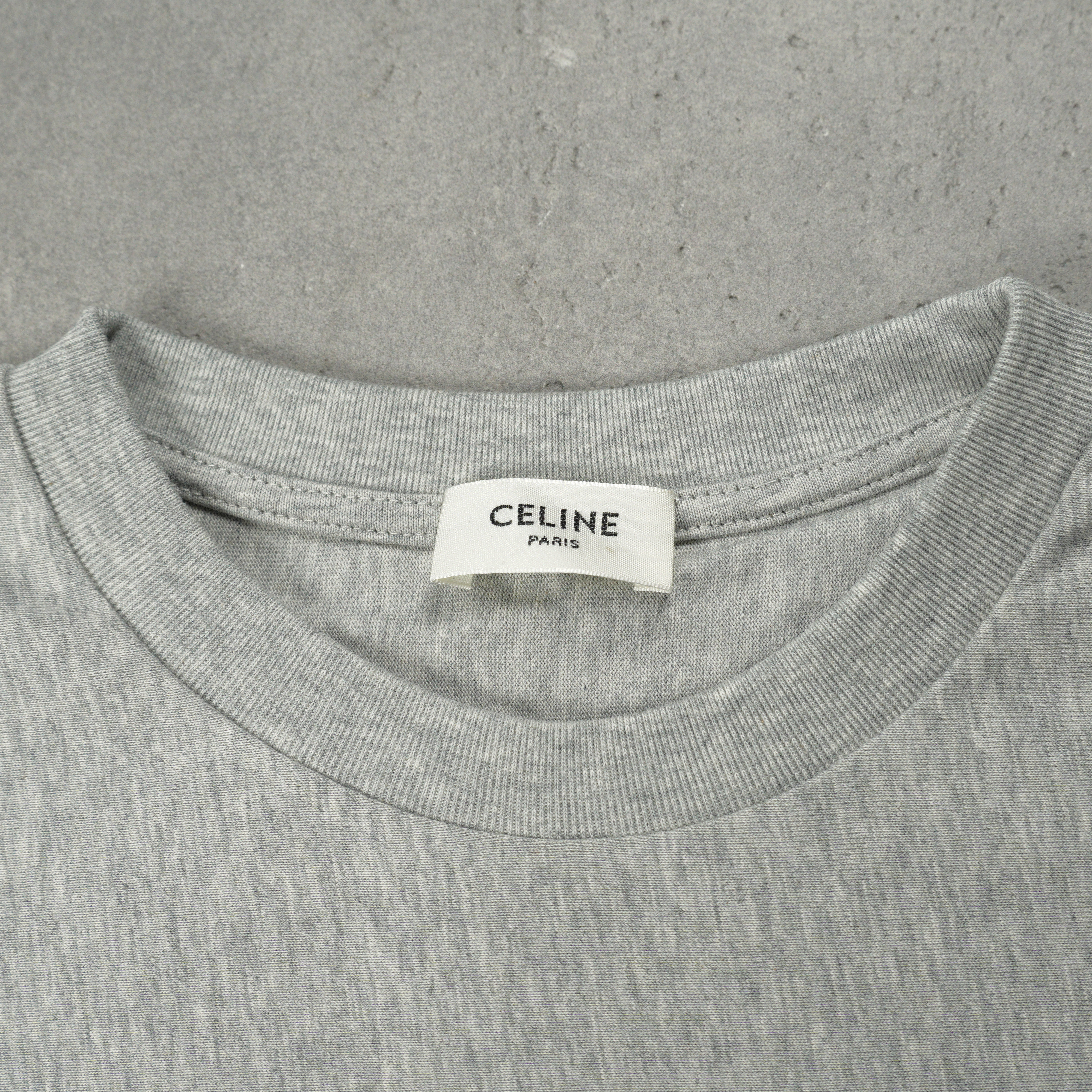 CELINE Loose T-shirt / Cotton Jersey (RX0LJ1242-GKT8）
