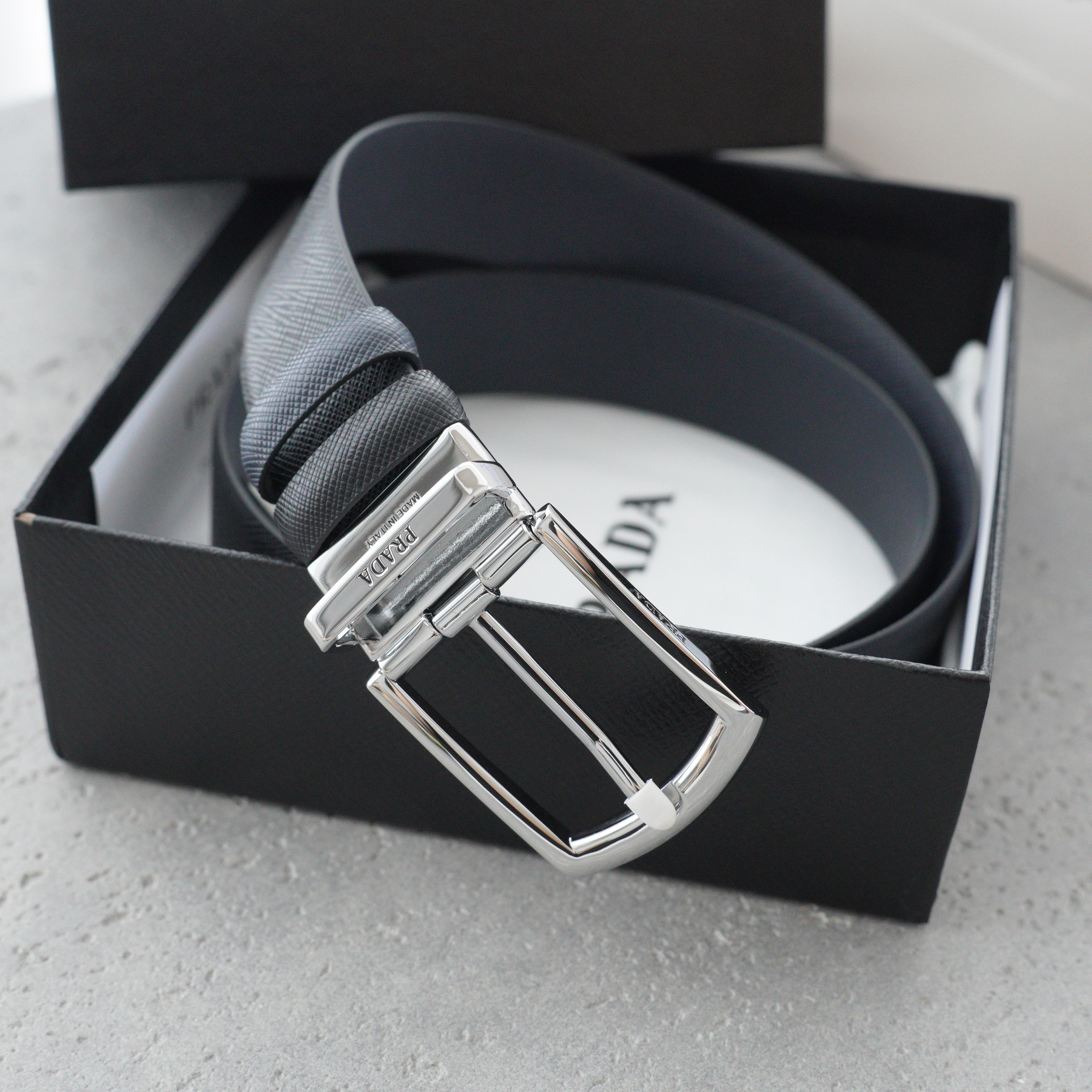 Prada leather belt-3.4cm（2CC468053F0XCR85）