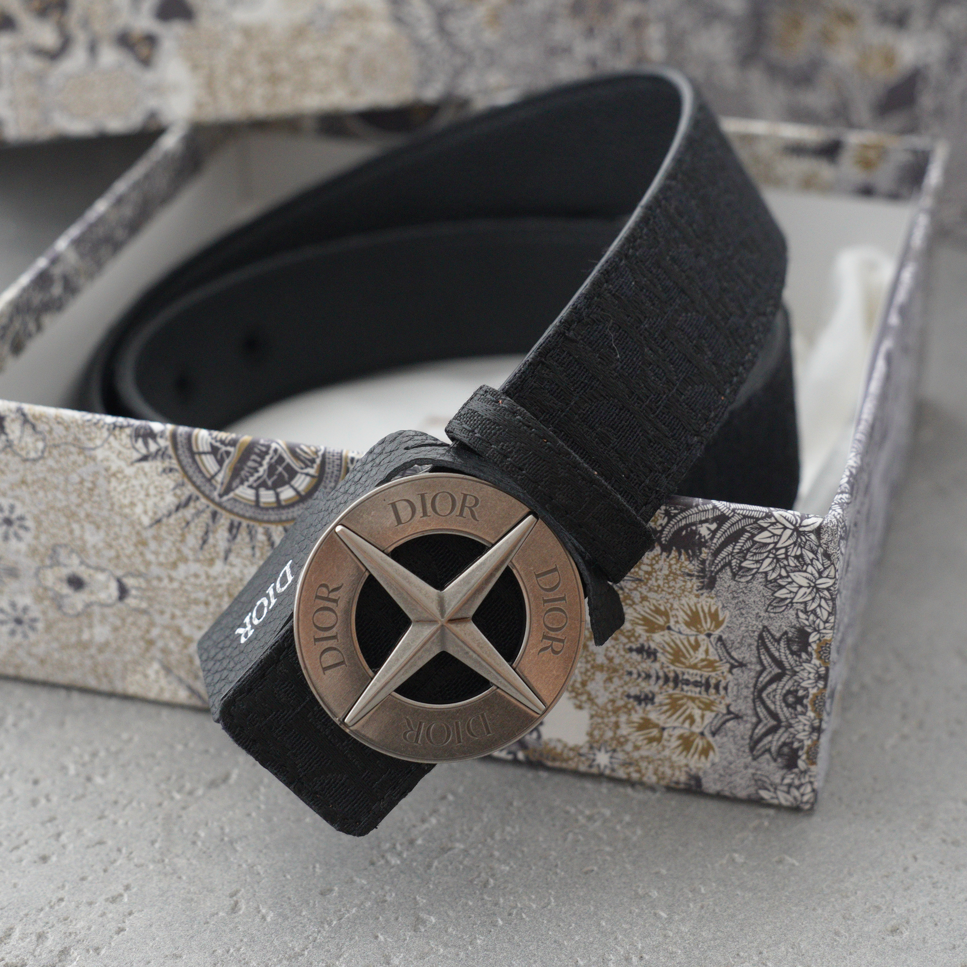 Dior x STONE ISLAND Belt（4975PNMET_H12K）
