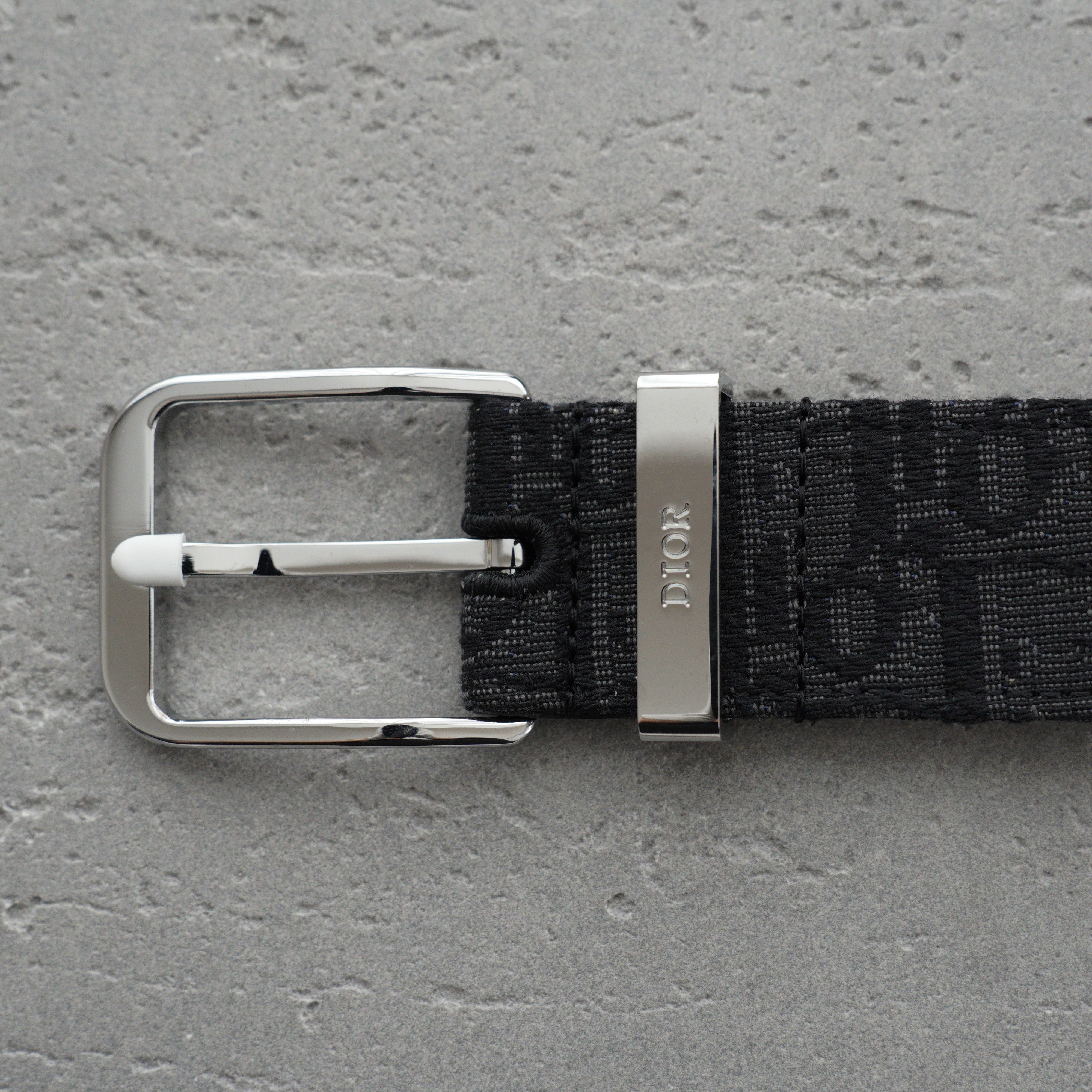 Dior 35mm Black Oblique Print Belt（4333PLYSE-H03E）