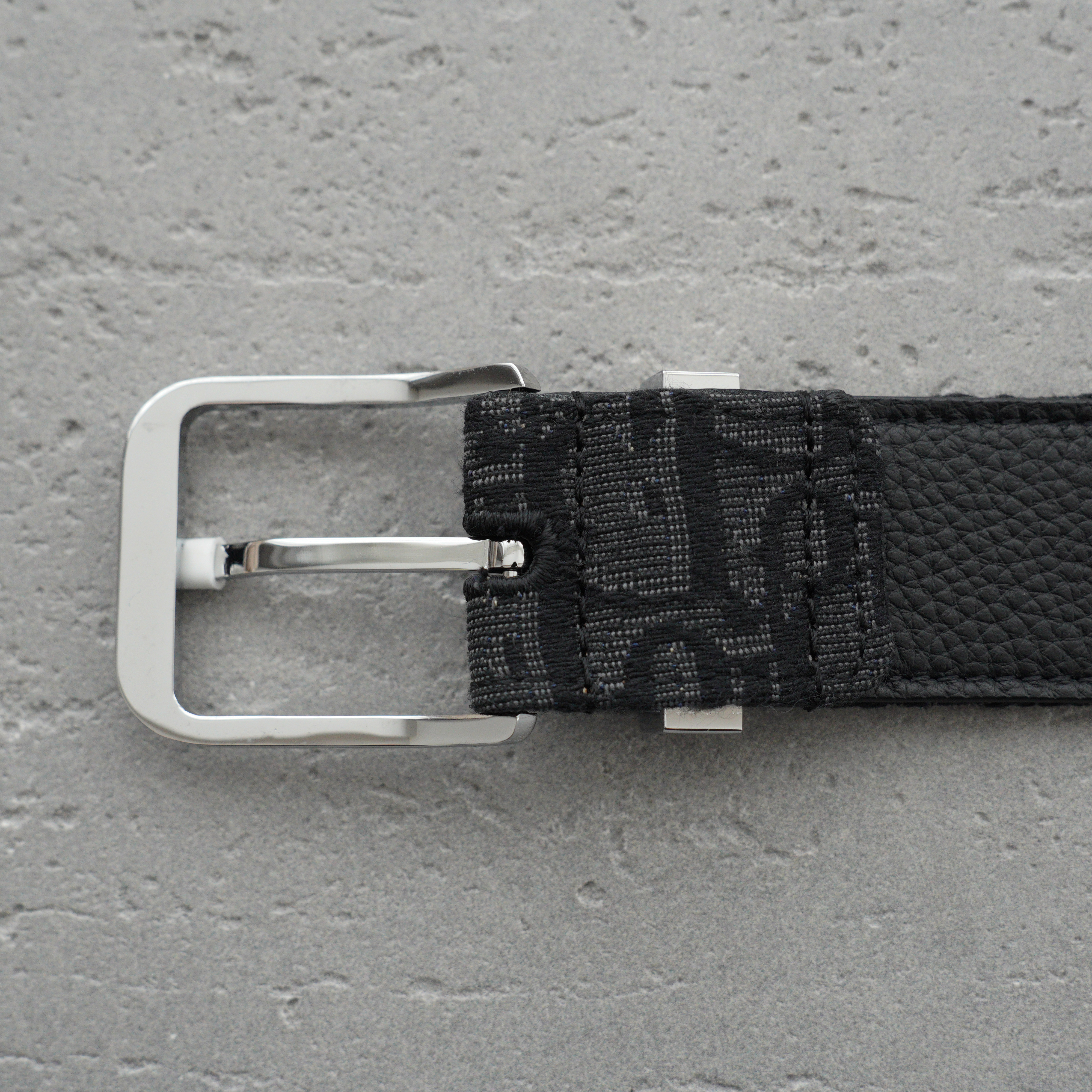 Dior 35mm Black Oblique Print Belt（4333PLYSE-H03E）
