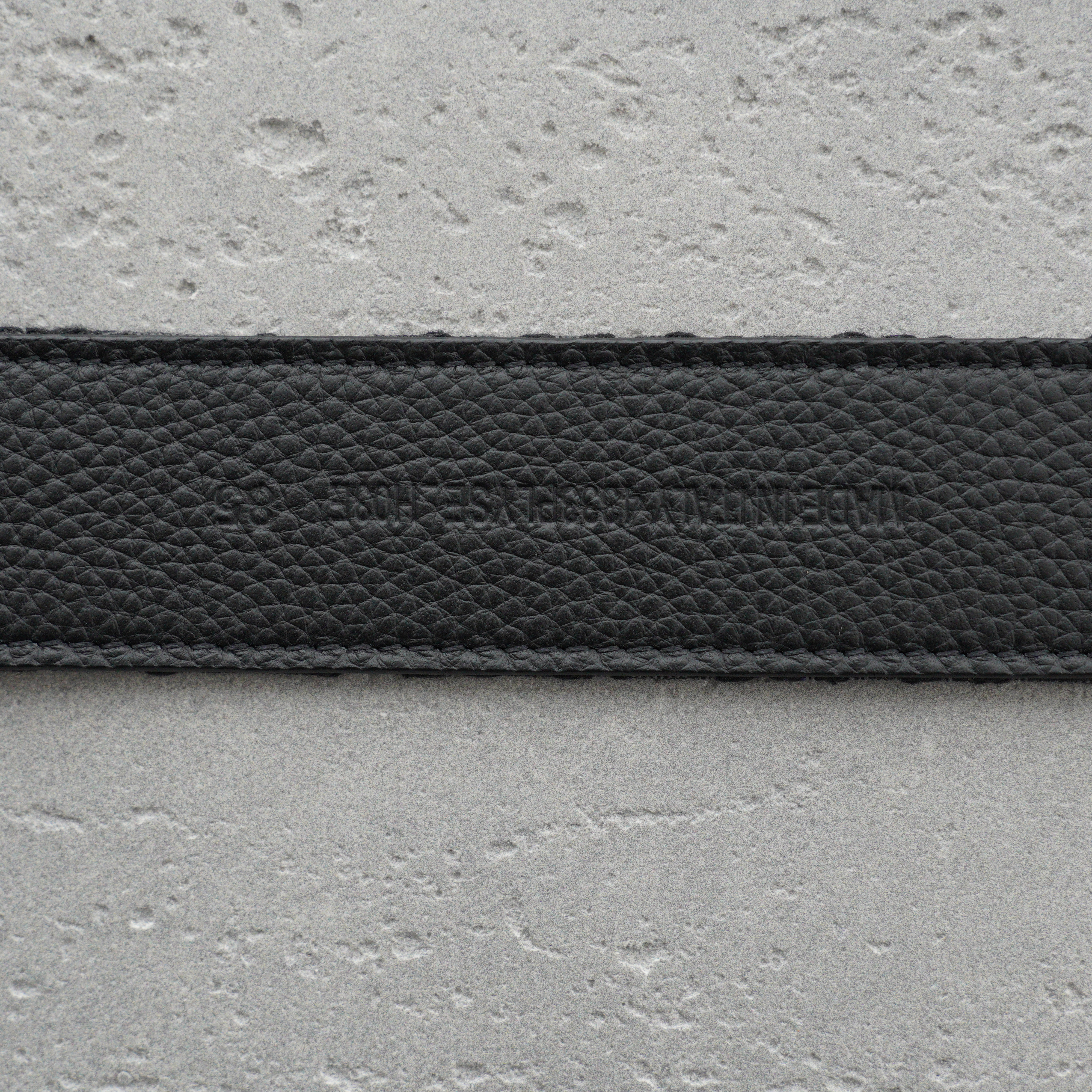 Dior 35mm Black Oblique Print Belt（4333PLYSE-H03E）