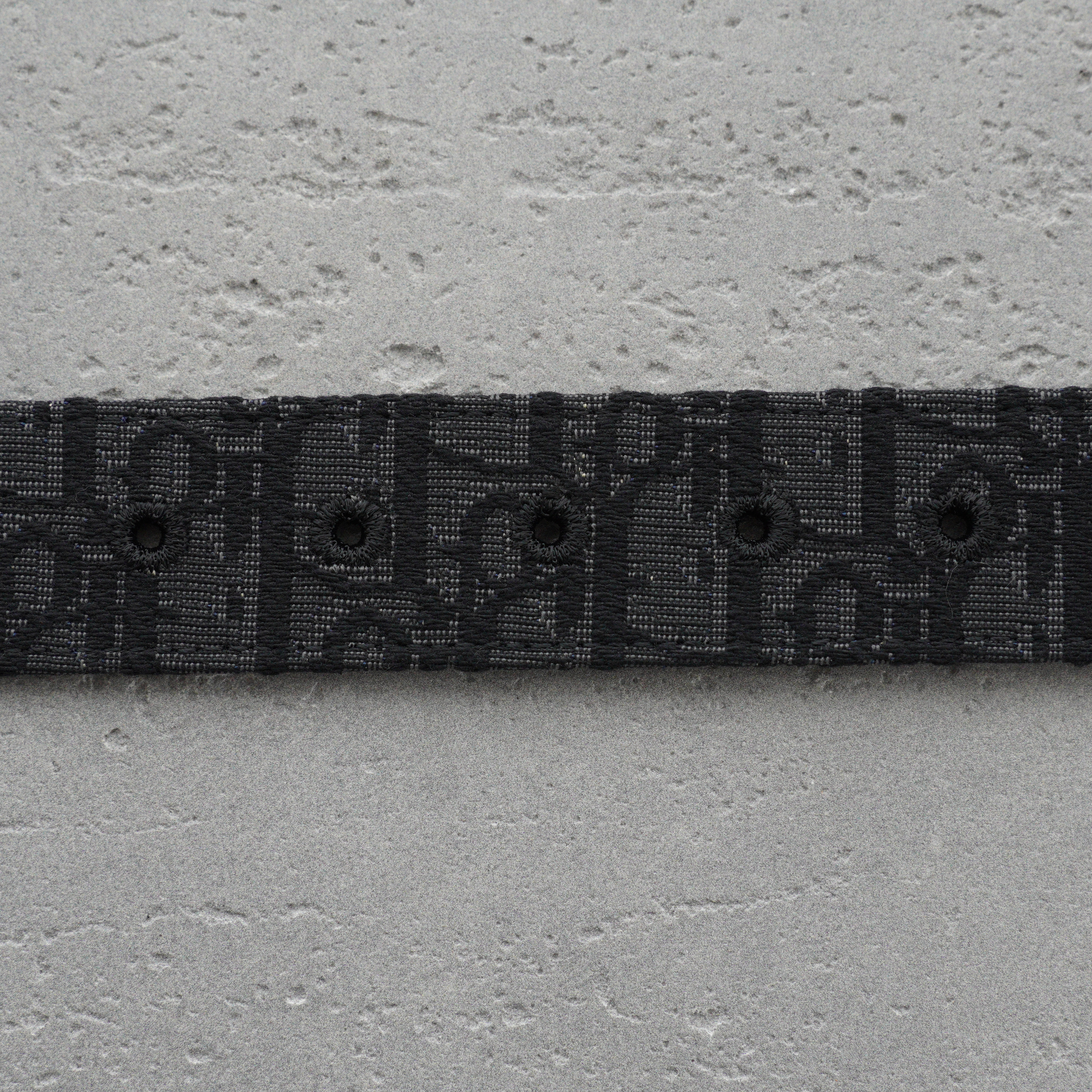 Dior 35mm Black Oblique Print Belt（4333PLYSE-H03E）