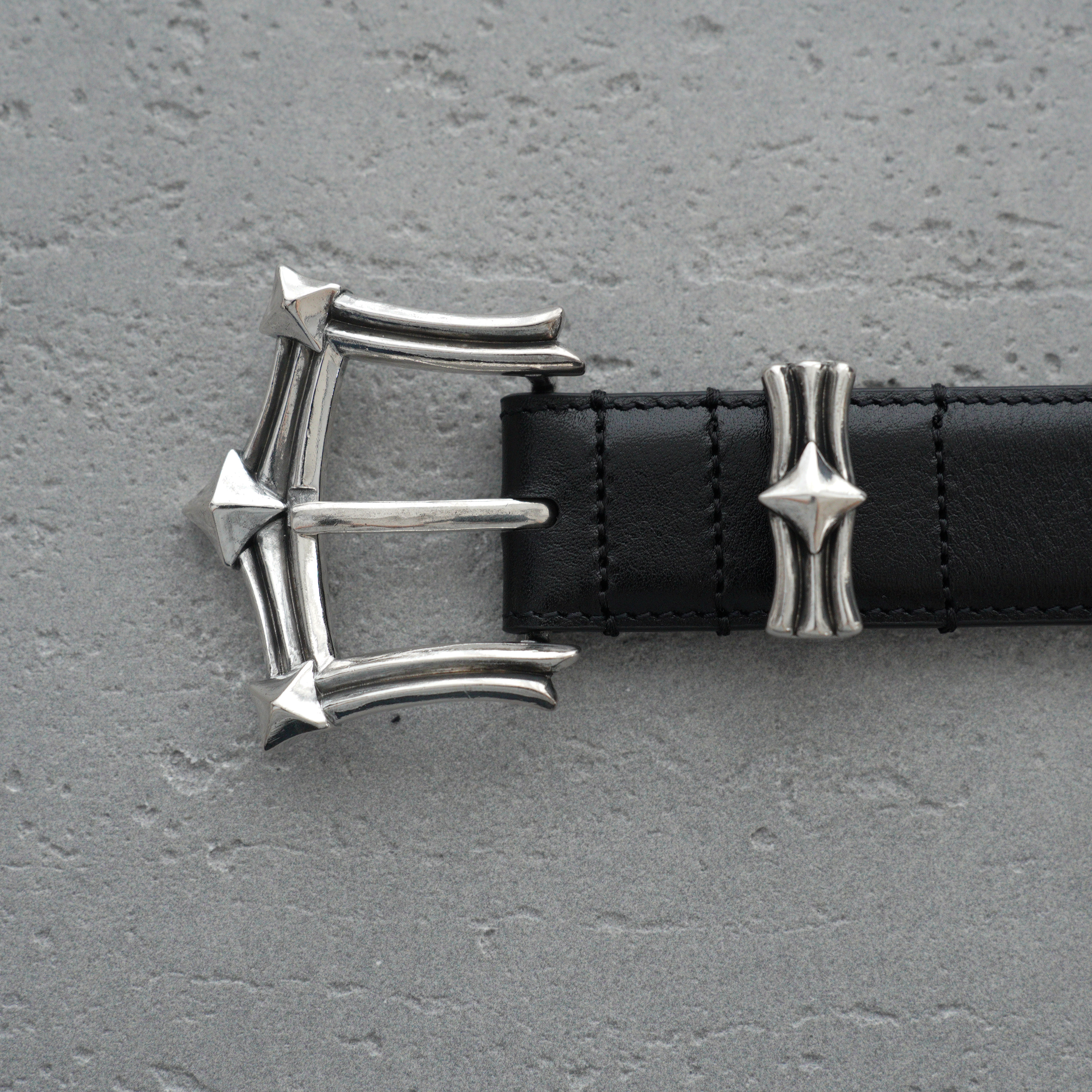 Chrome Hearts Waxed Punk Leather Belt-3cm（CH16019）