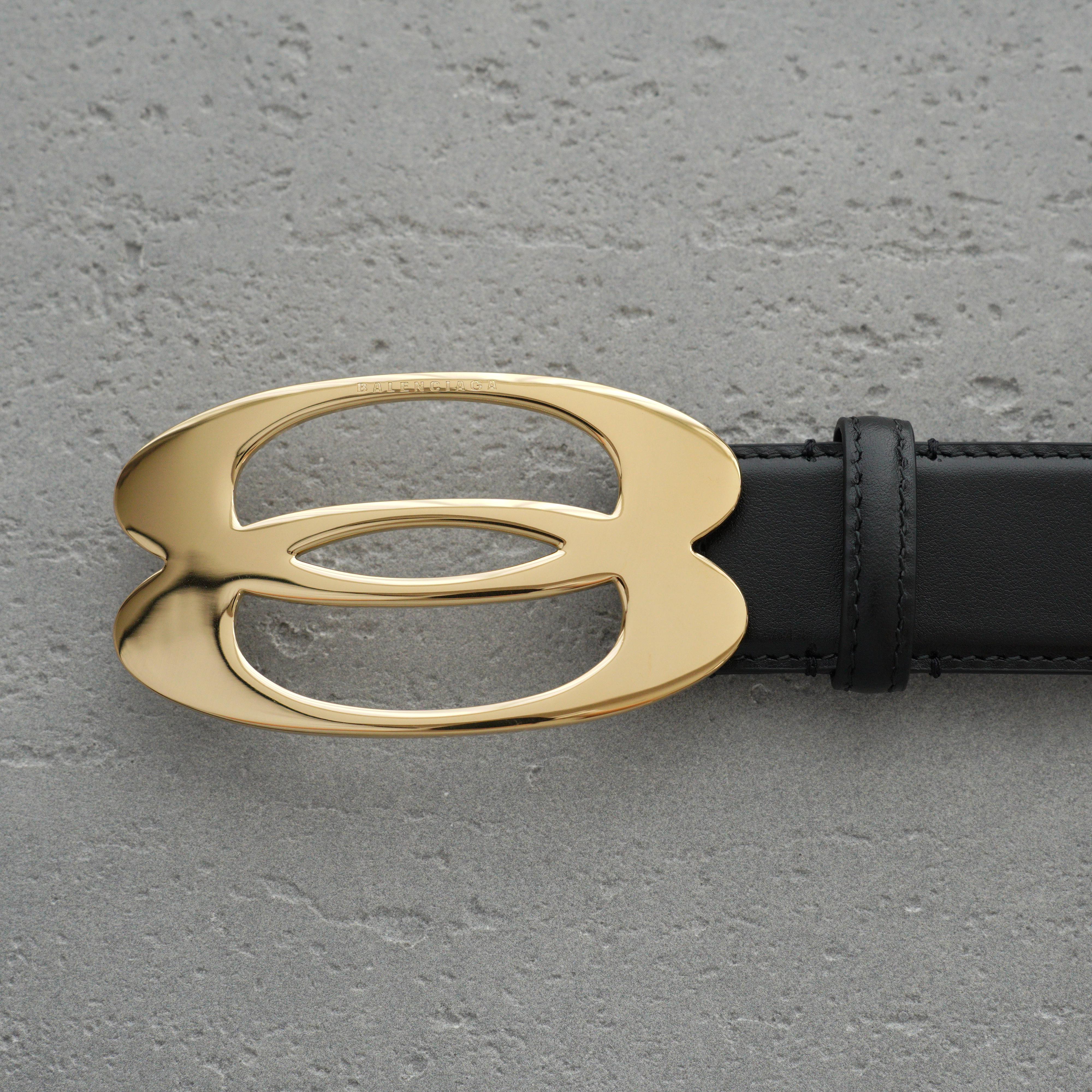 BALENCIAGA Unity Belt "Black"-3.5cm（8116702ABIE）