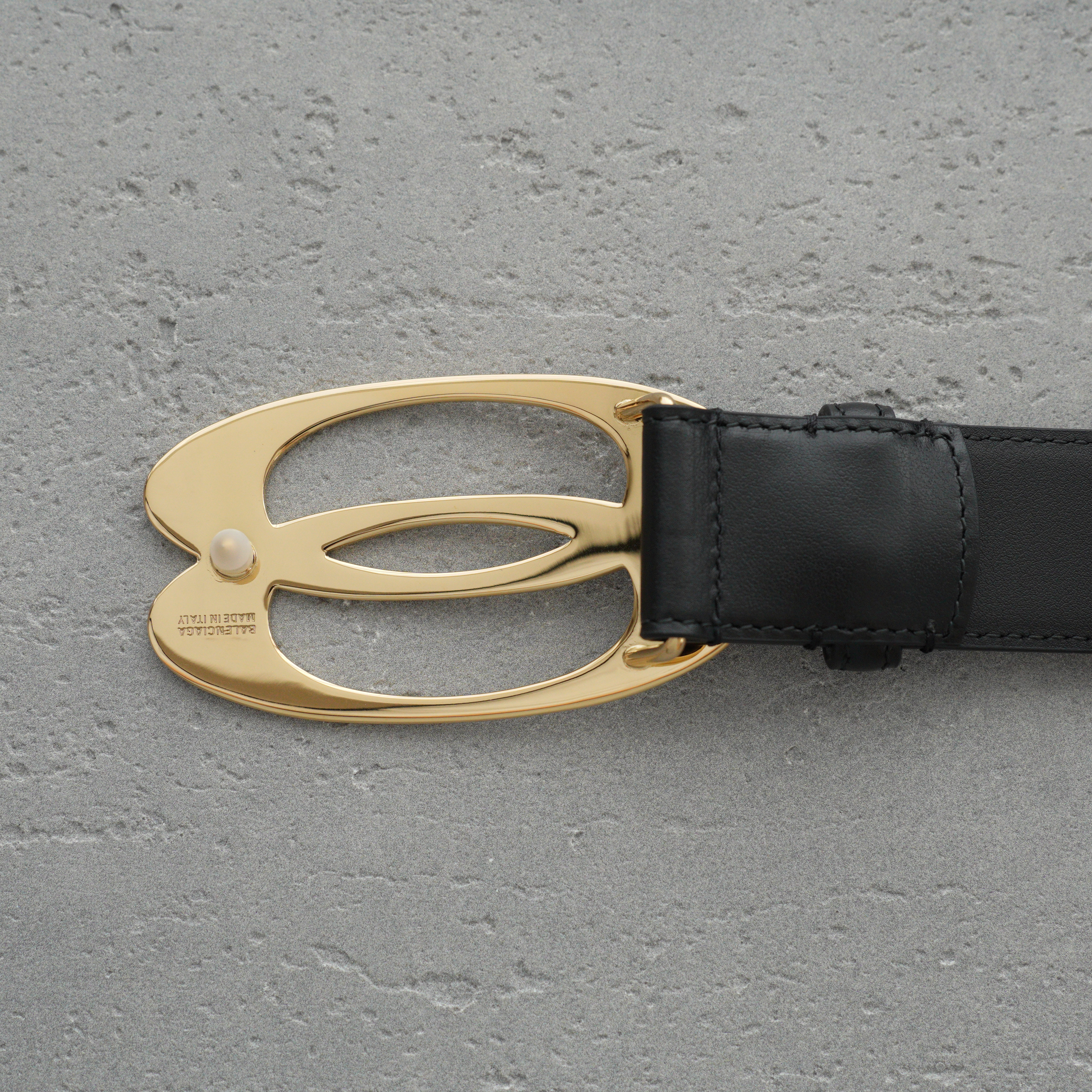 BALENCIAGA Unity Belt "Black"-3.5cm（8116702ABIE）