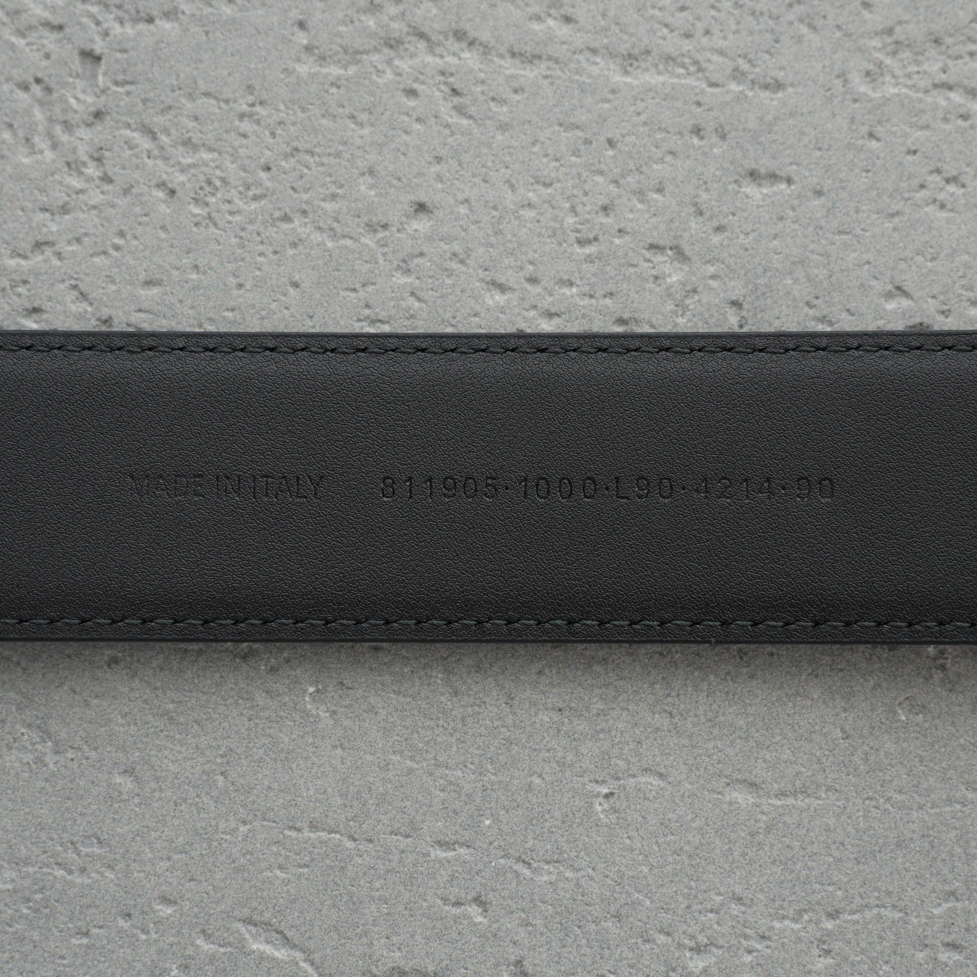 BALENCIAGA Unity Belt "Black"-3.5cm（8116702ABIE）