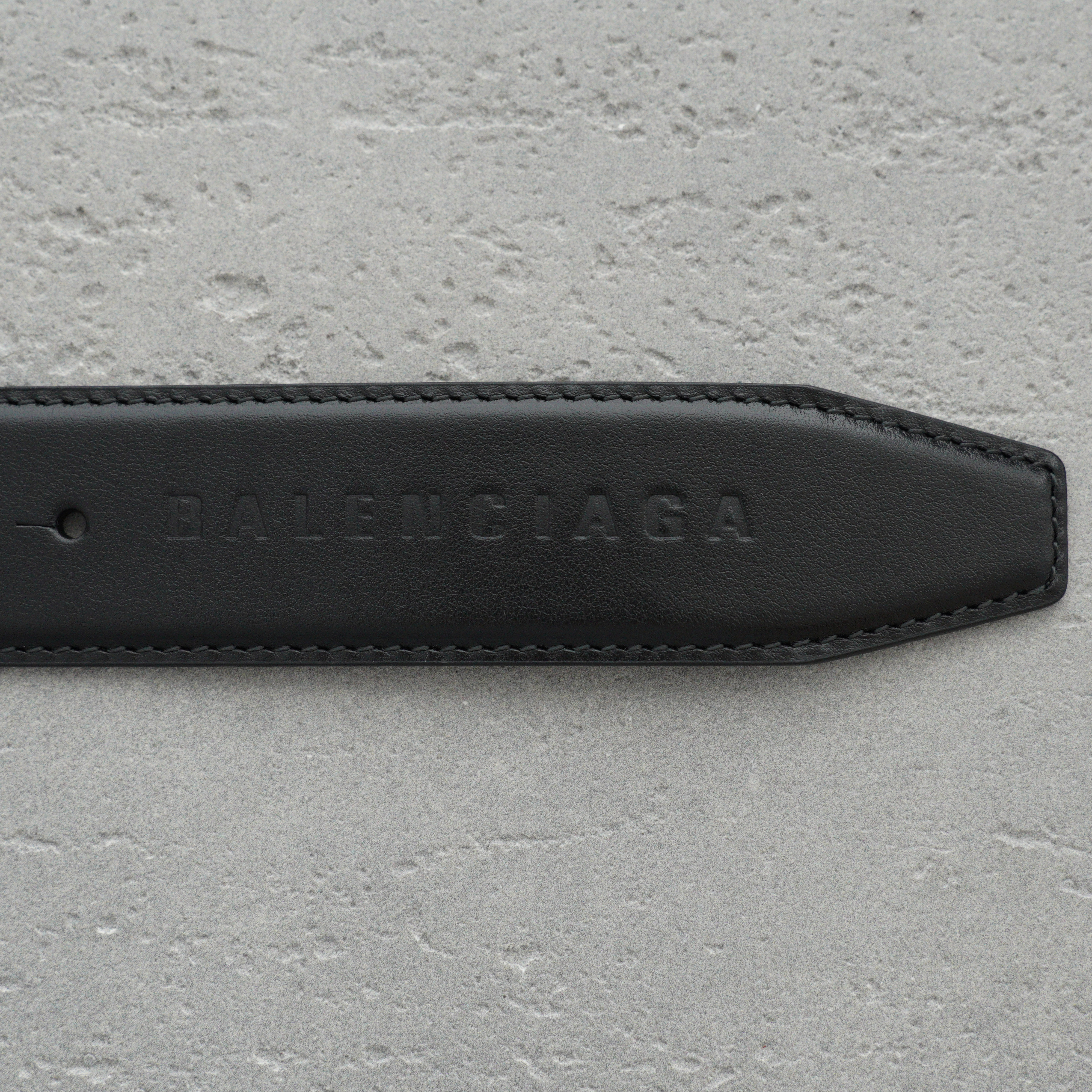 BALENCIAGA Unity Belt "Black"-3.5cm（8116702ABIE）