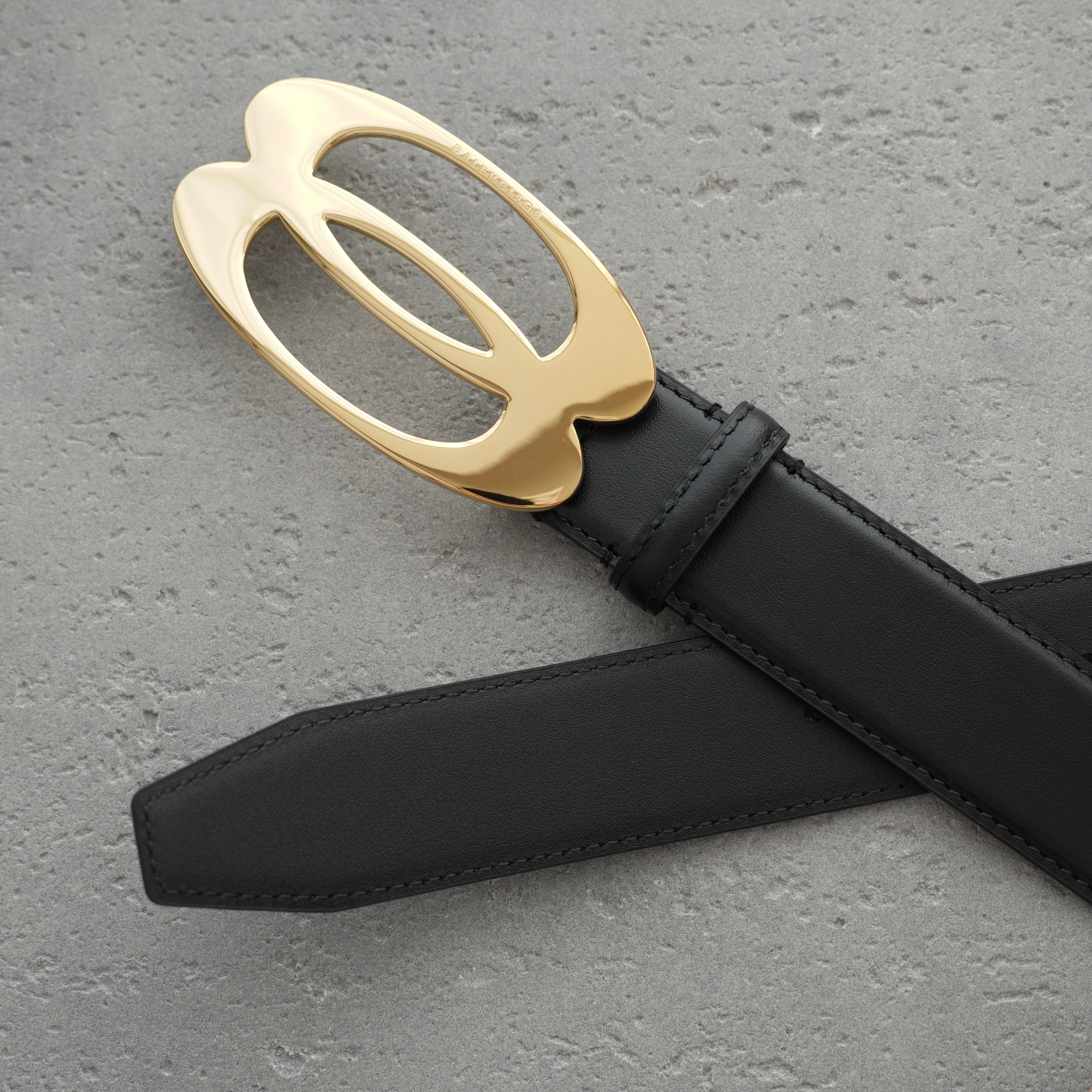 BALENCIAGA Unity Belt "Black"-3.5cm（8116702ABIE）