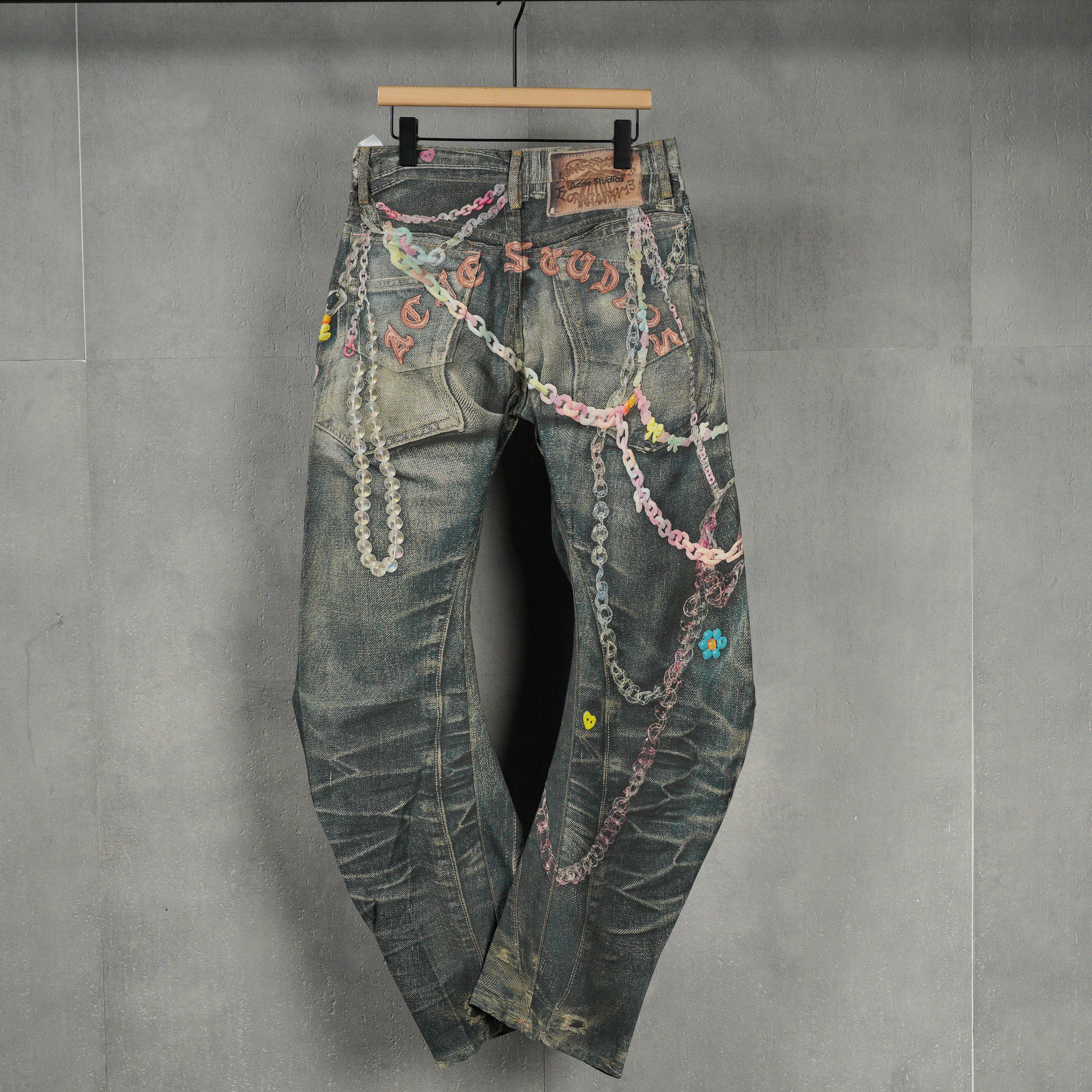 Acne Studios  Loose fit jeans (BK0683-MID BLUE/BK0659-AUZ）