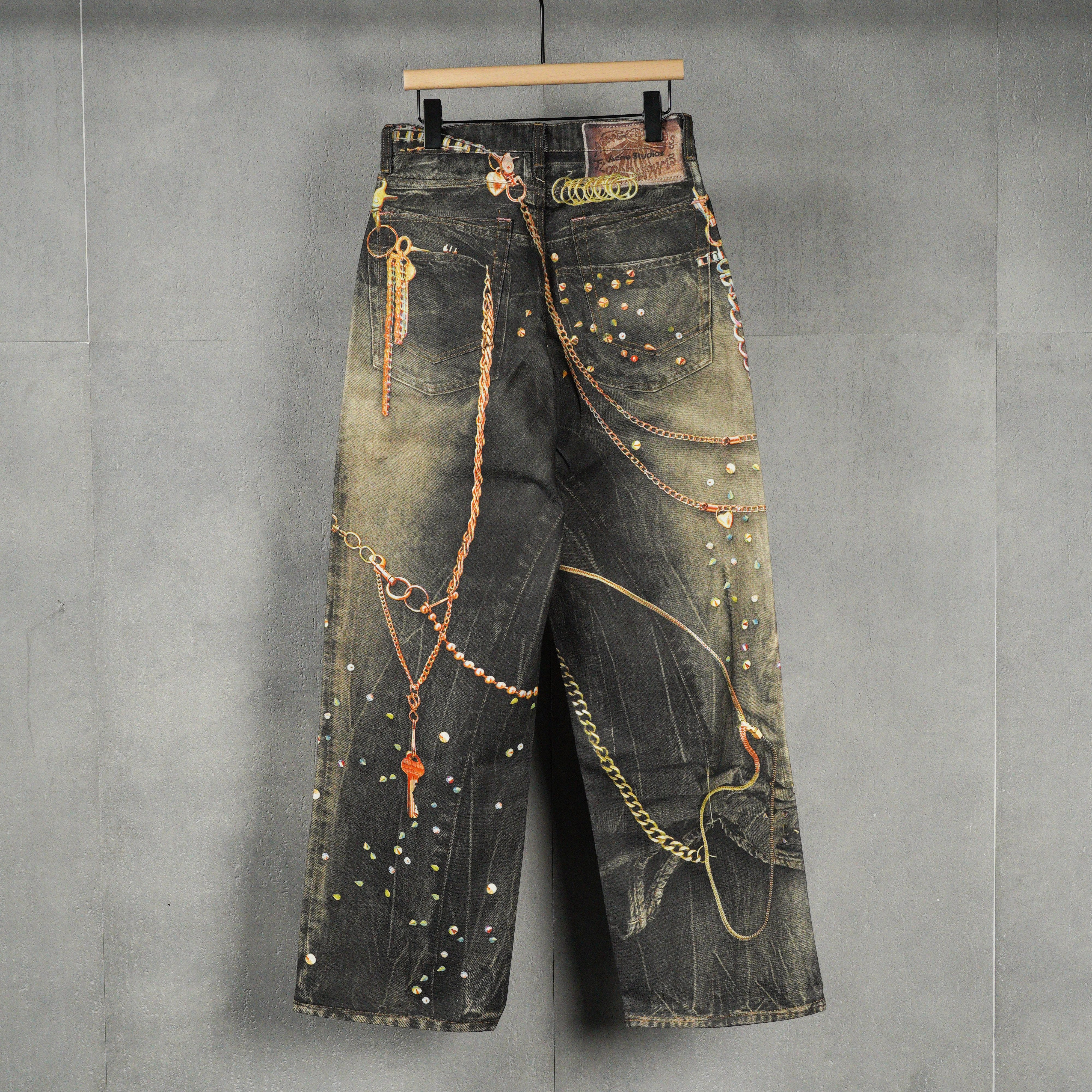 Acne Studios Oversized Jeans - Lunar New Year Limited Edition (C00126-AOM）