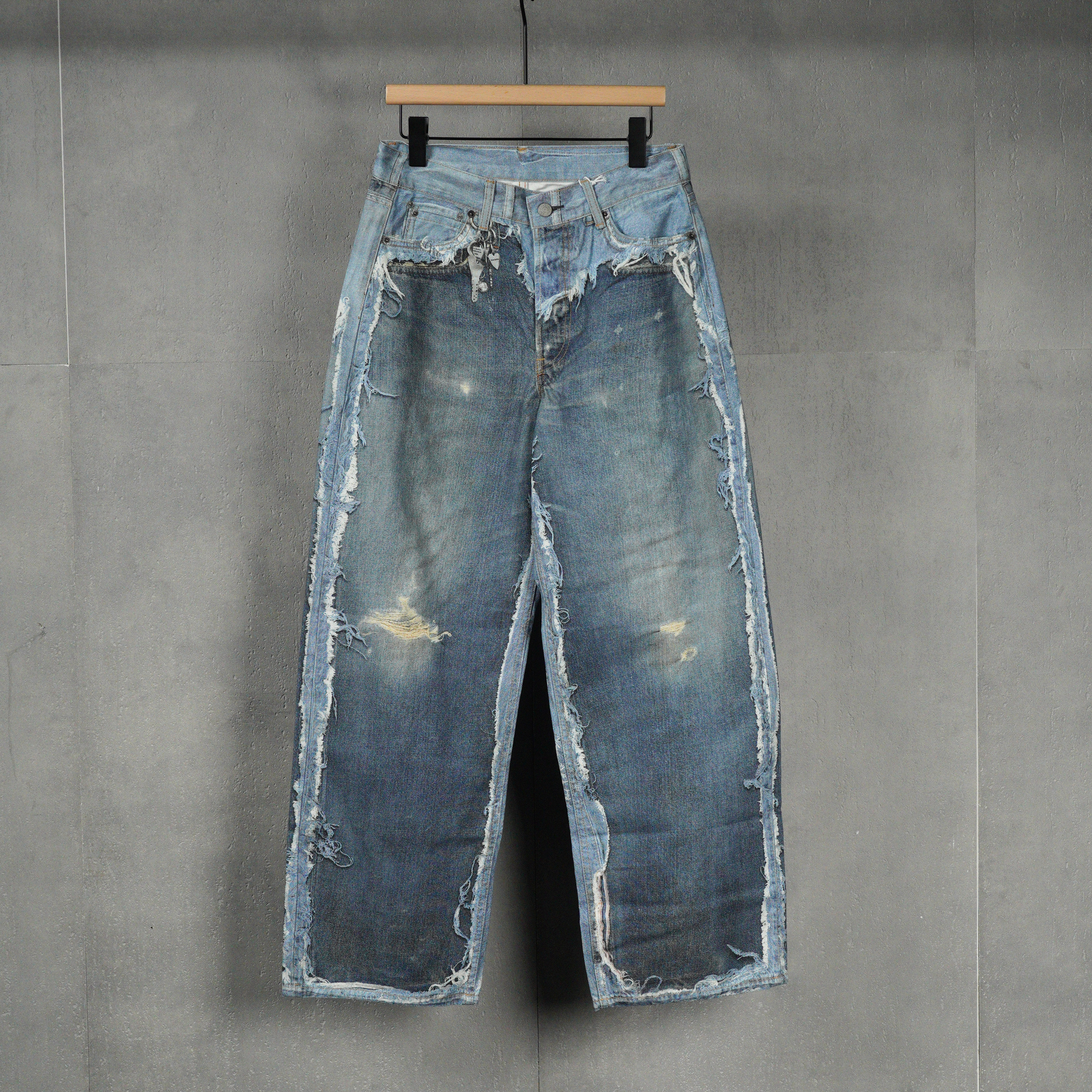 Acne Studios trompe-l’œil jeans - 1981 (RW-UX-TROU000001）
