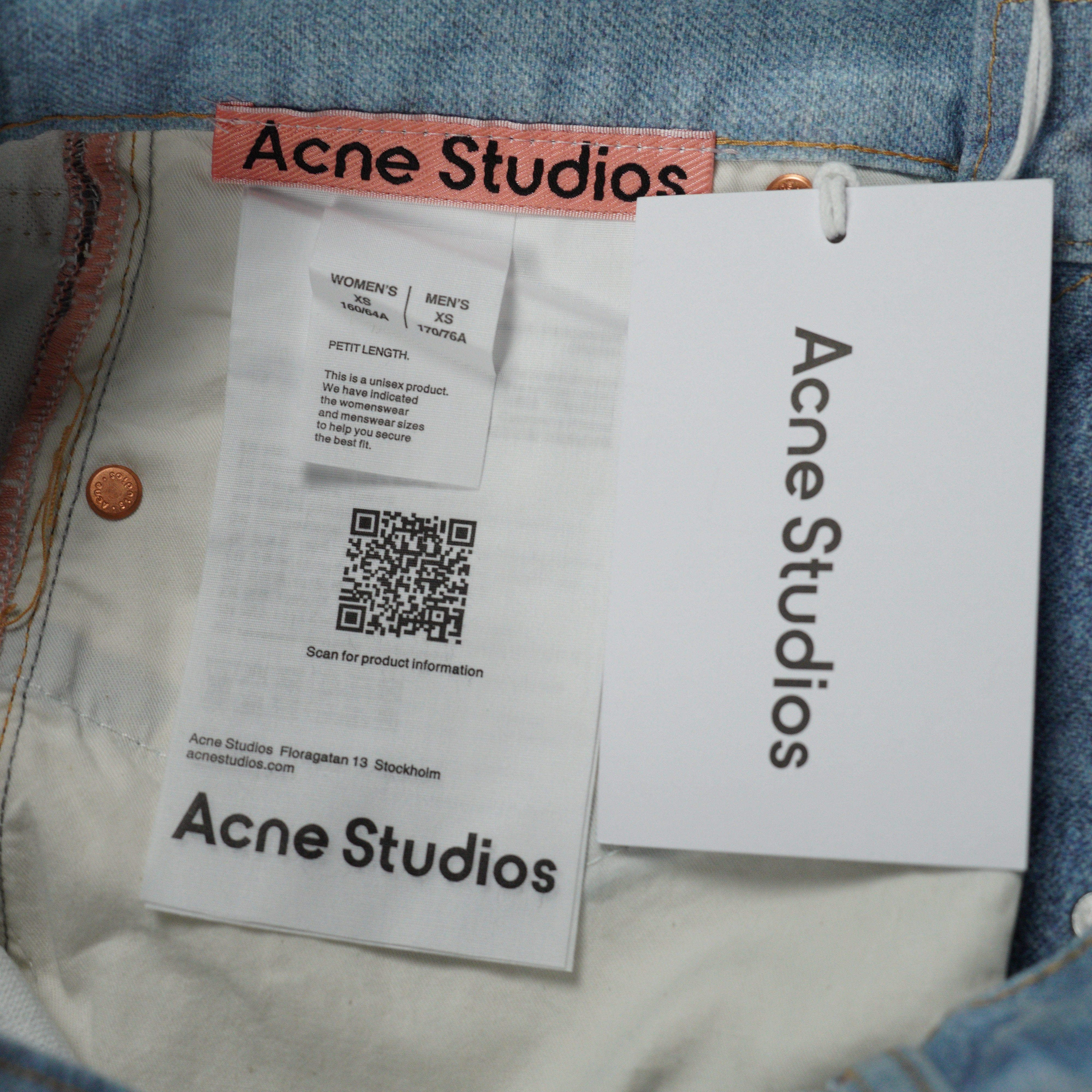 Acne Studios trompe-l’œil jeans - 1981 (RW-UX-TROU000001）