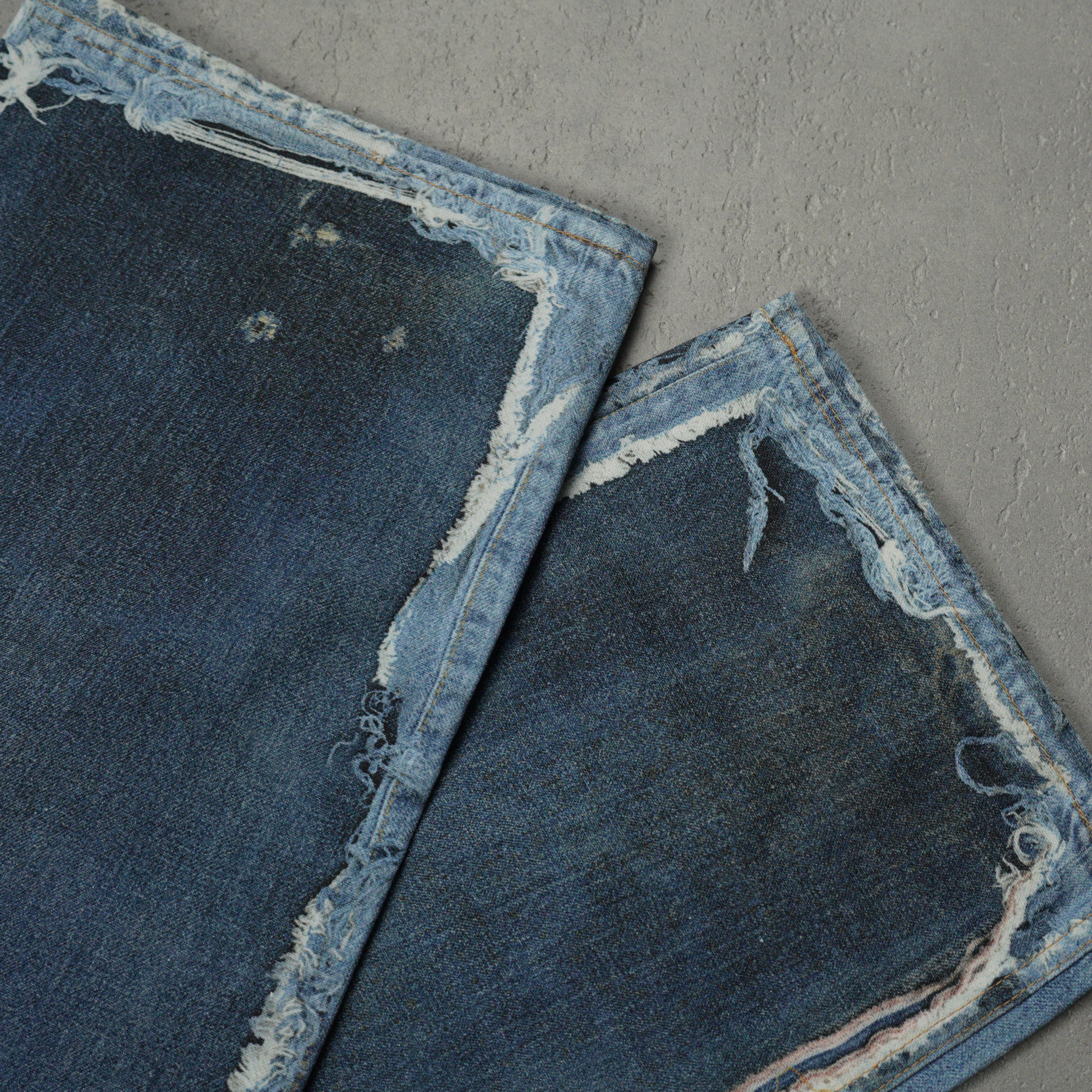 Acne Studios trompe-l’œil jeans - 1981 (RW-UX-TROU000001）