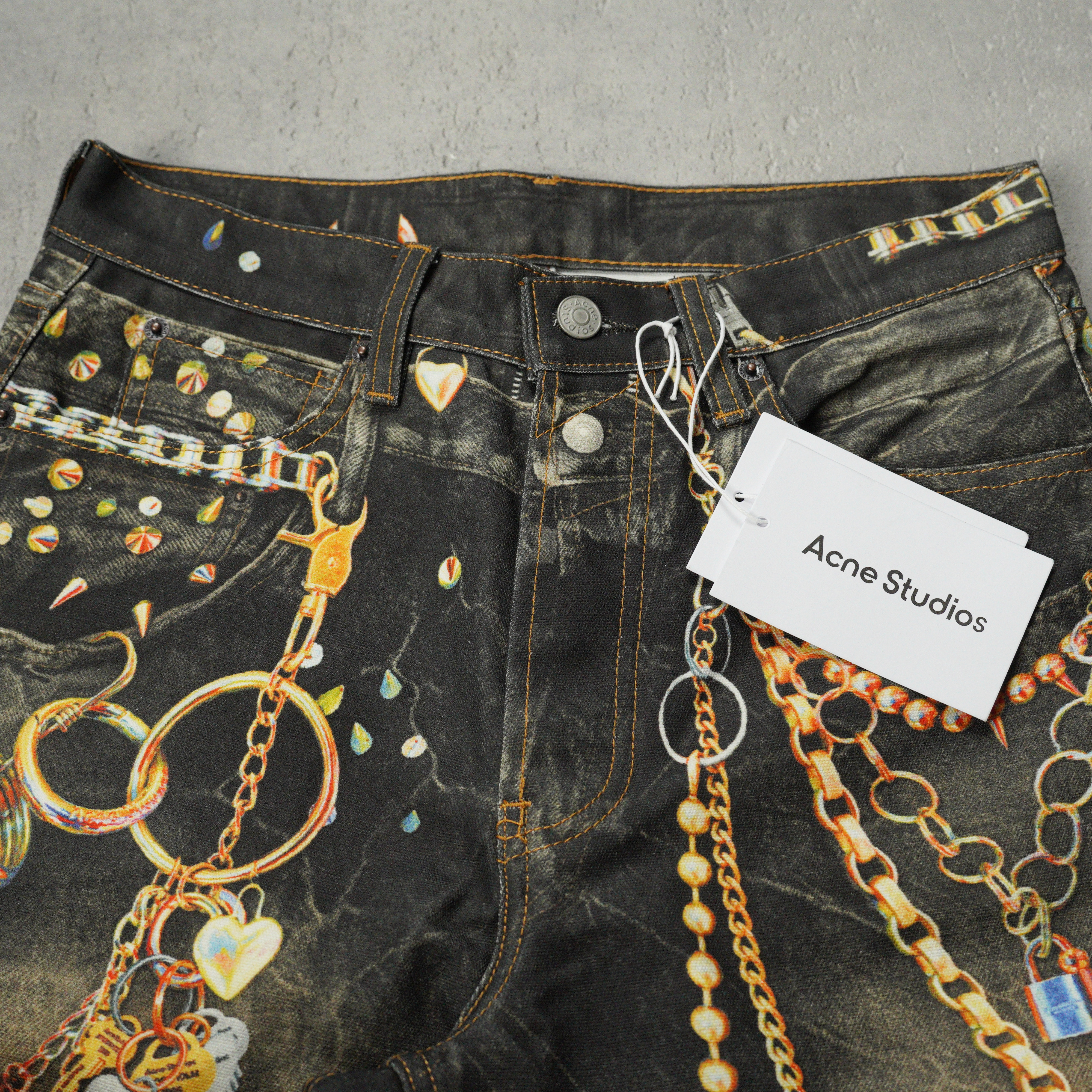 Acne Studios Oversized Jeans - Lunar New Year Limited Edition (C00126-AOM）