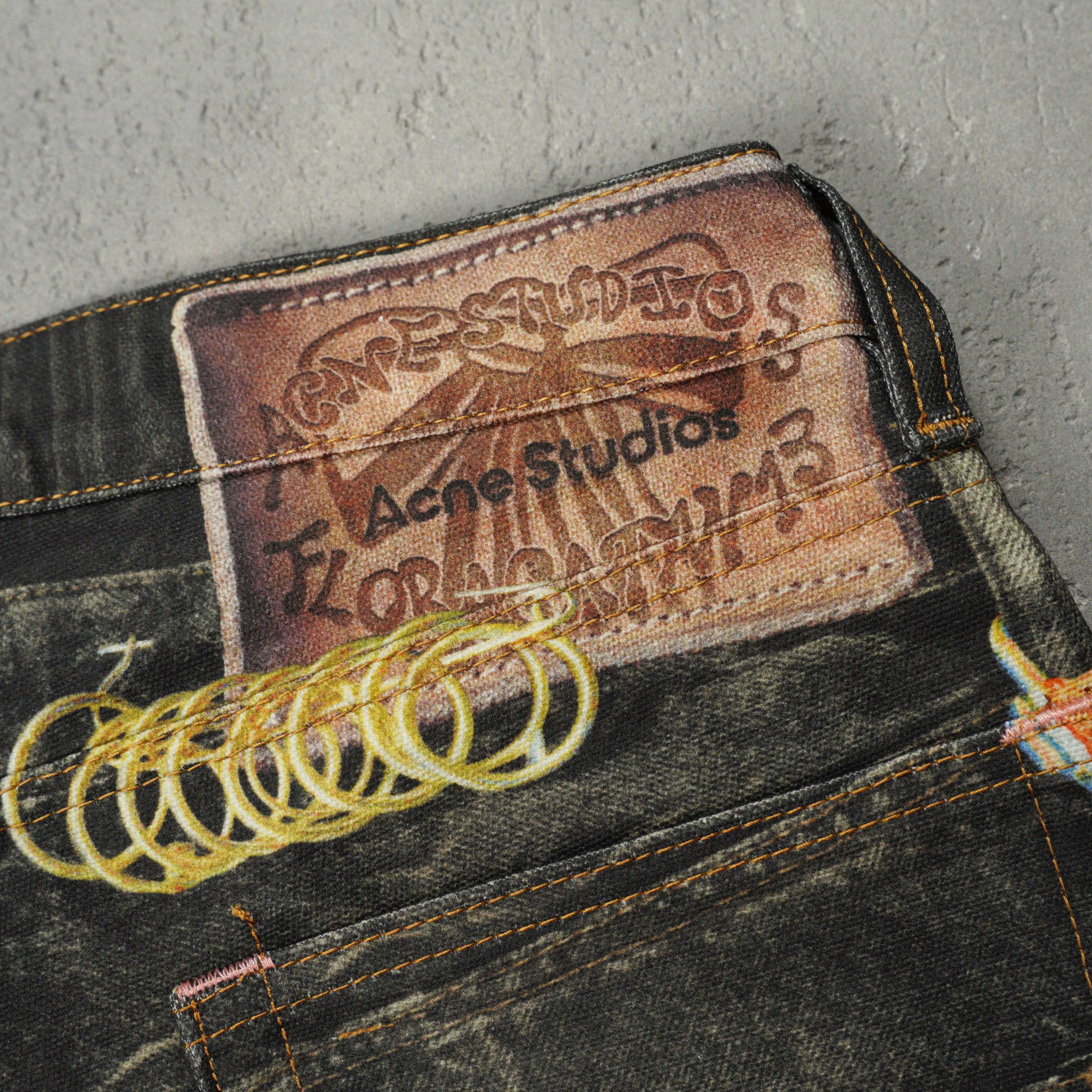 Acne Studios Oversized Jeans - Lunar New Year Limited Edition (C00126-AOM）