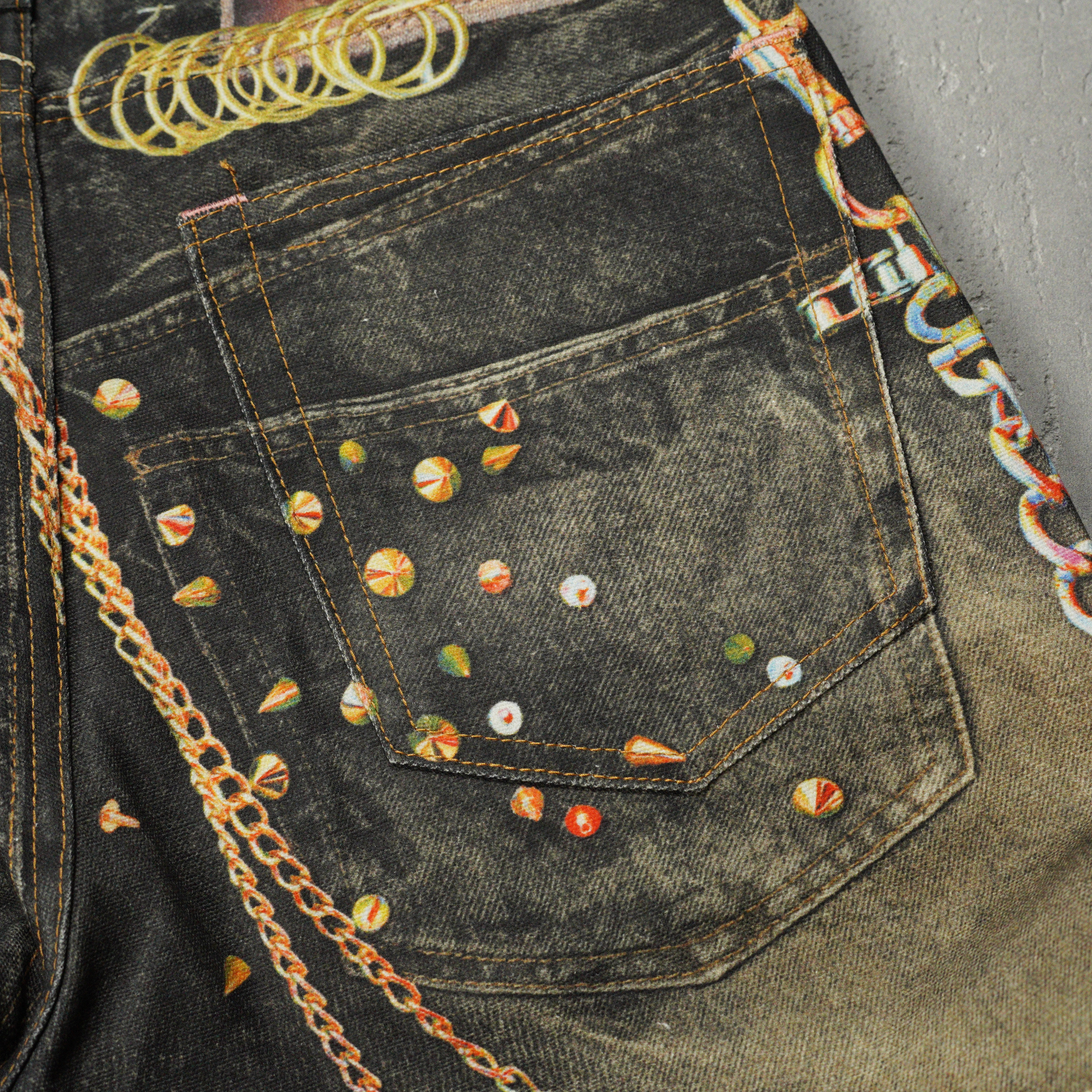 Acne Studios Oversized Jeans - Lunar New Year Limited Edition (C00126-AOM）