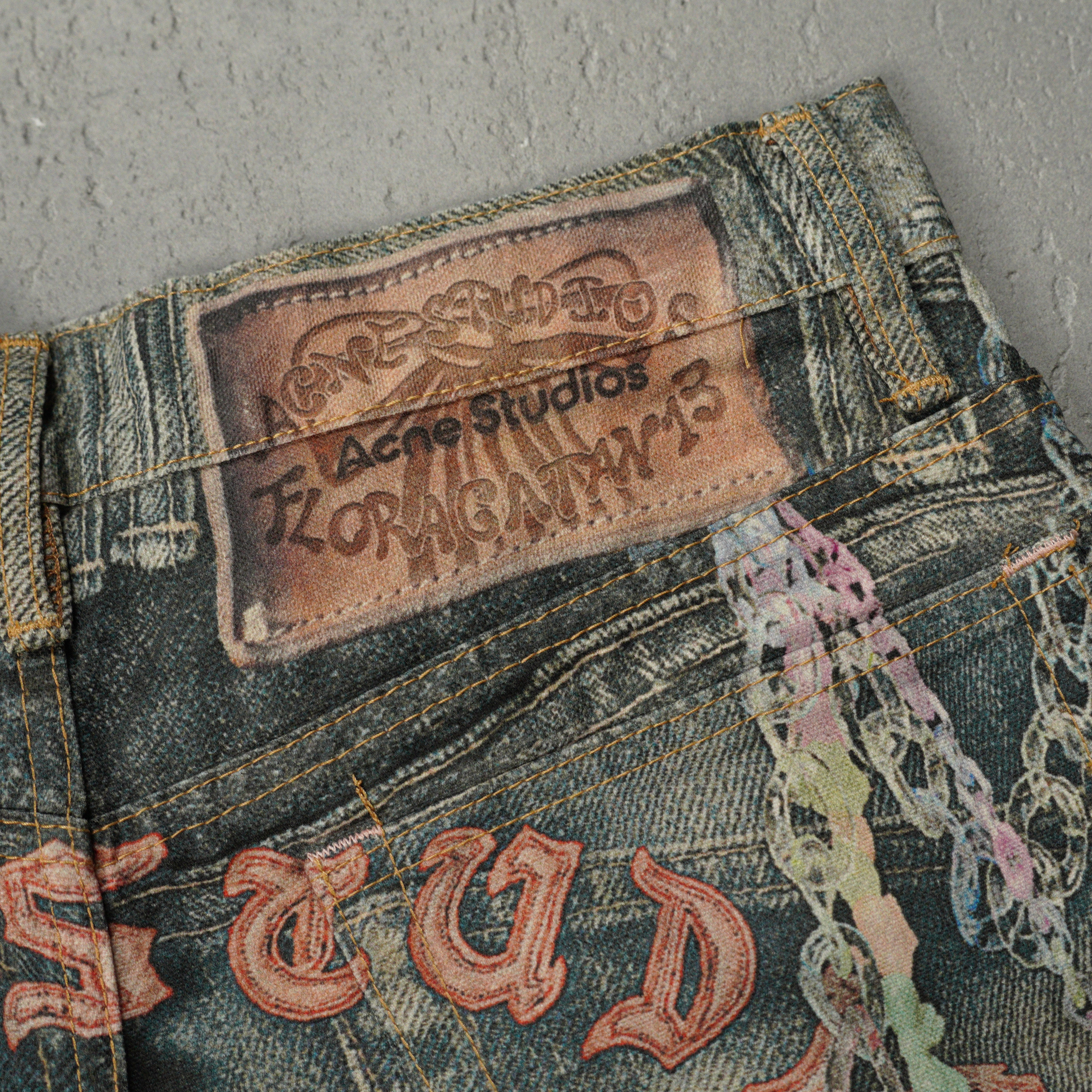 Acne Studios  Loose fit jeans (BK0683-MID BLUE/BK0659-AUZ）